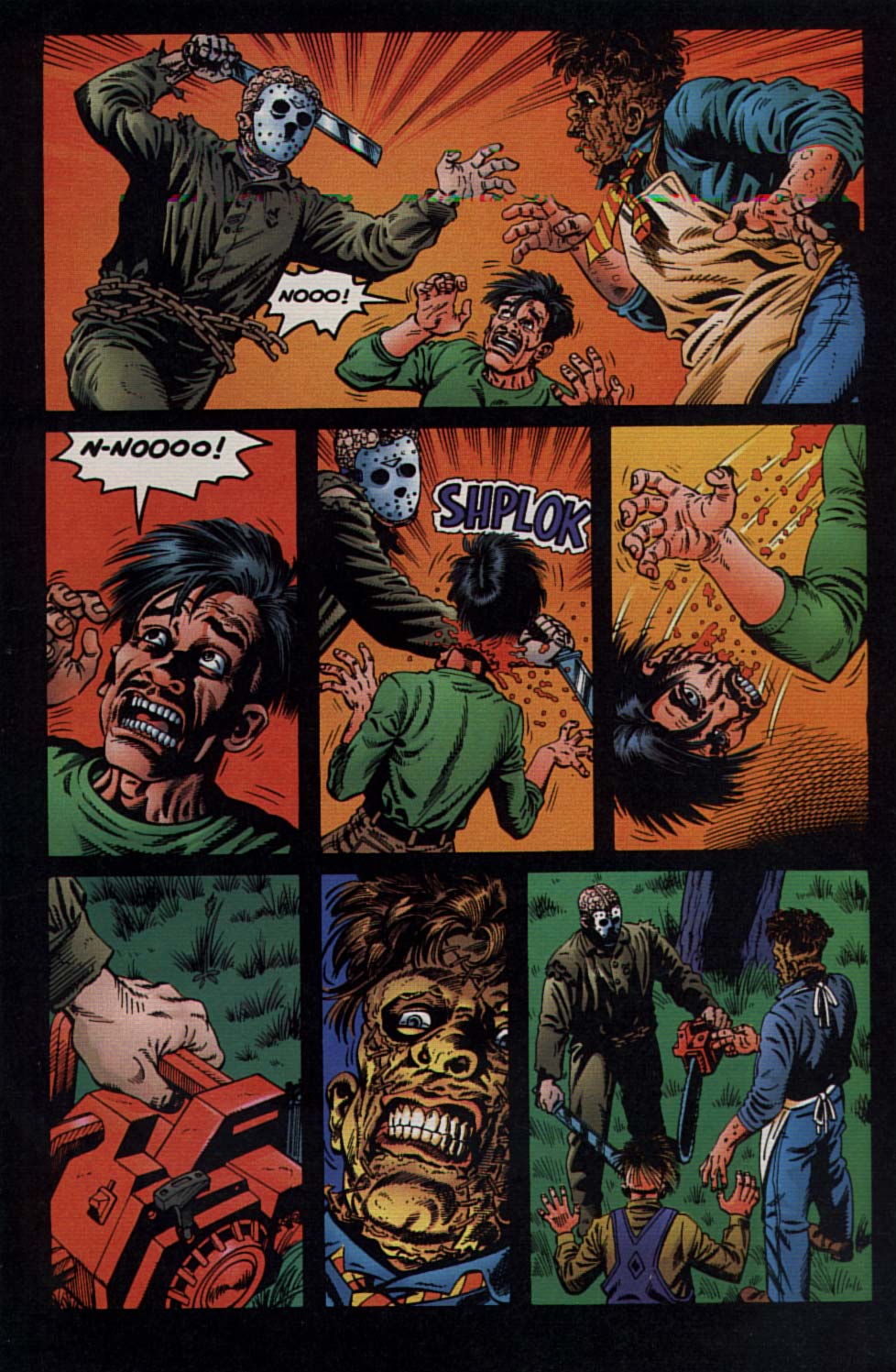 Read online Jason vs Leatherface comic -  Issue #1 - 23