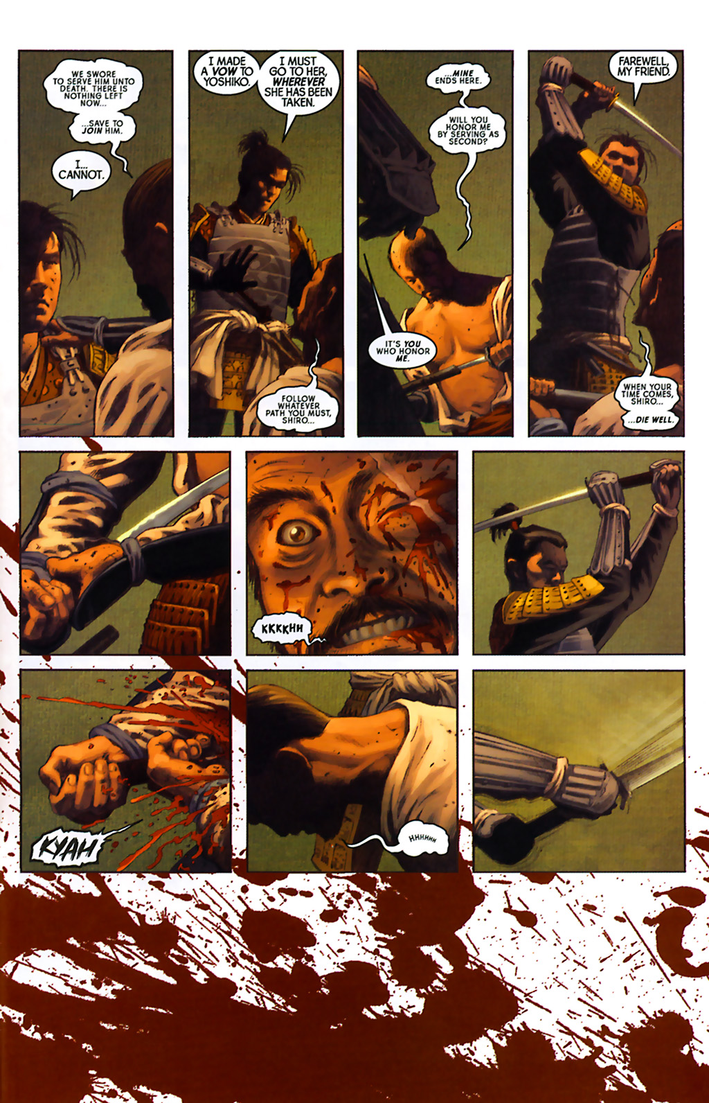 Read online Samurai: Heaven and Earth comic -  Issue #1 - 22