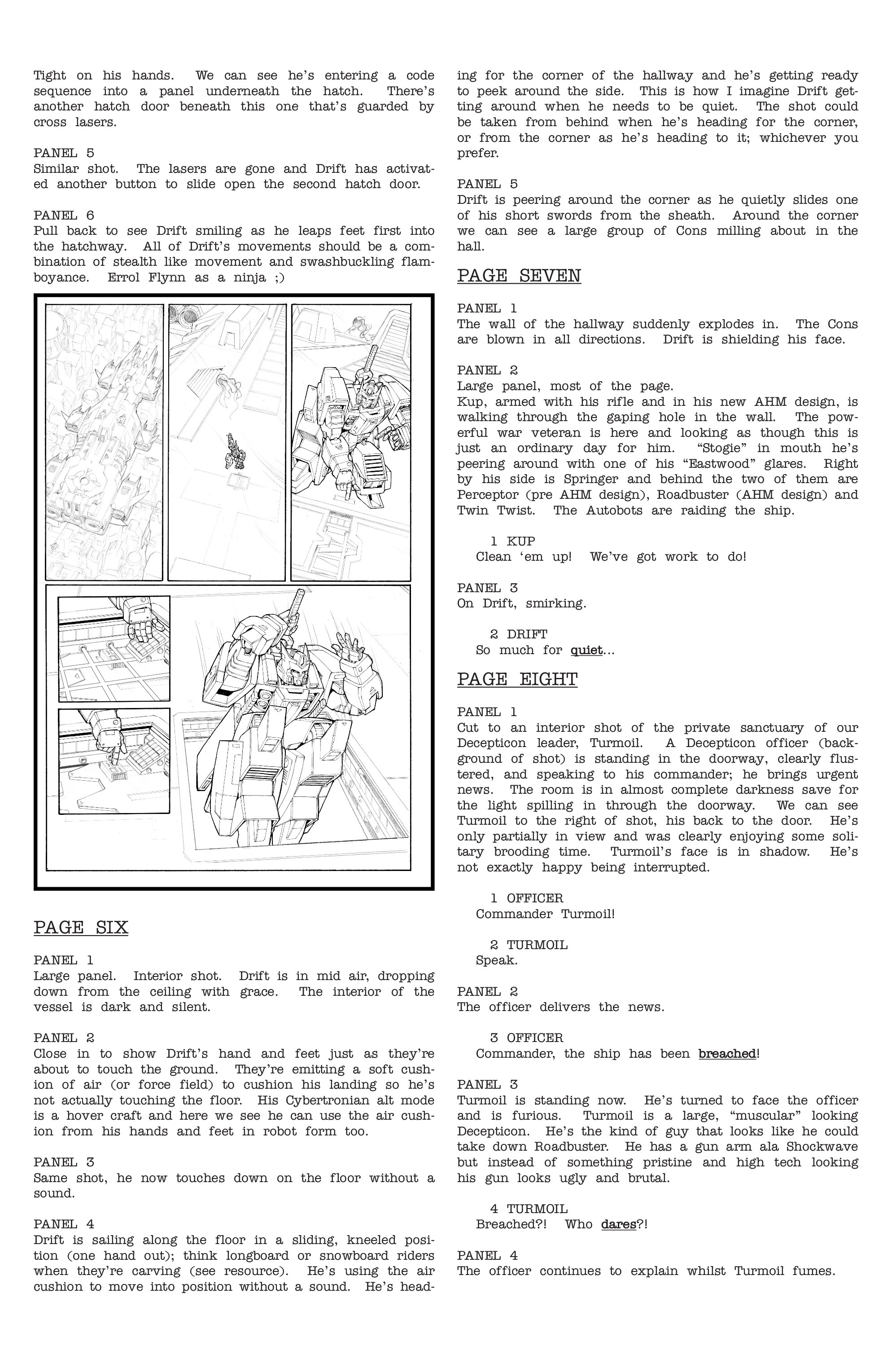 Read online The Transformers Spotlight: Drift Director's Cut comic -  Issue # Full - 45