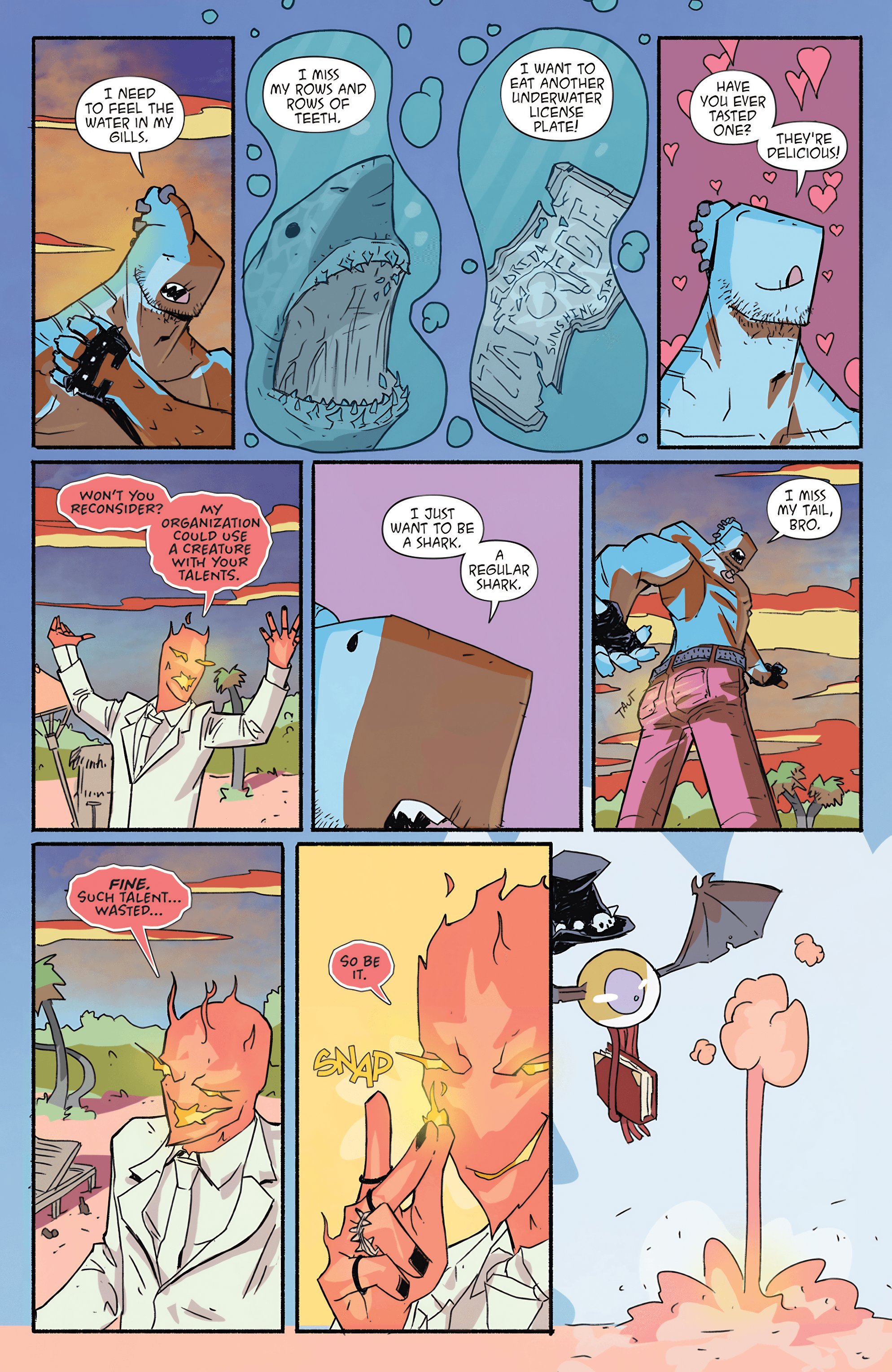 Read online Metalshark Bro: What the Fin? comic -  Issue # TPB - 87