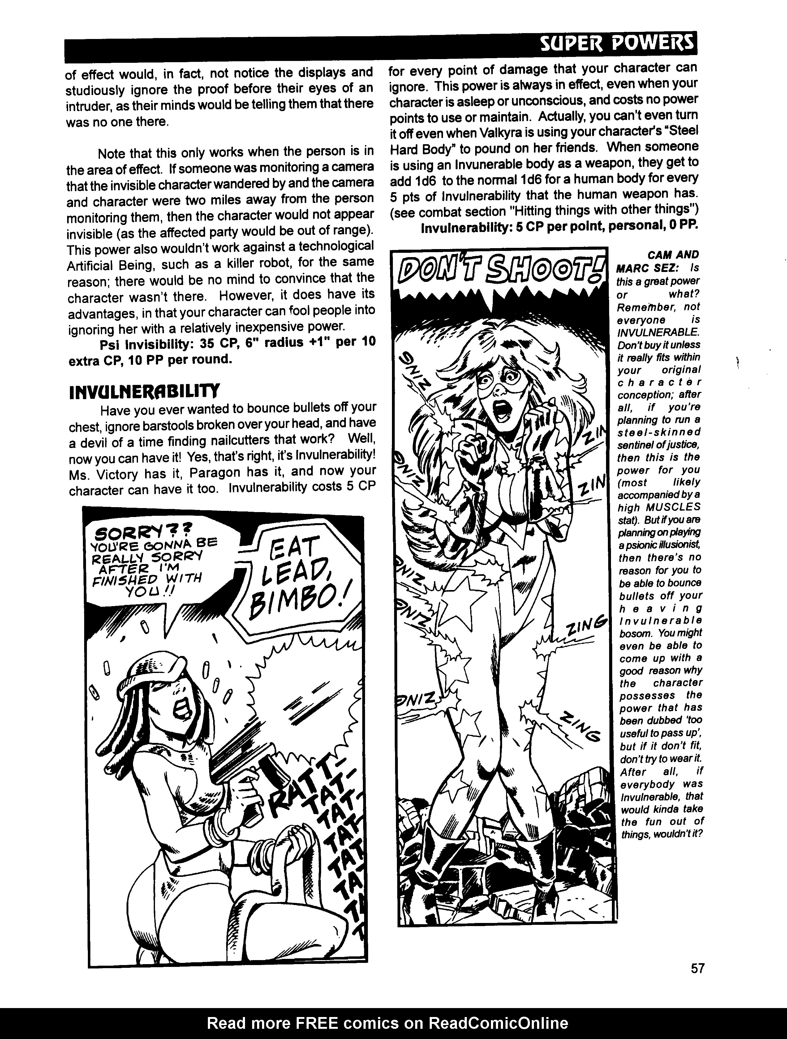 Read online Superbabes: The Femforce Role-Playing Game comic -  Issue # TPB - 59