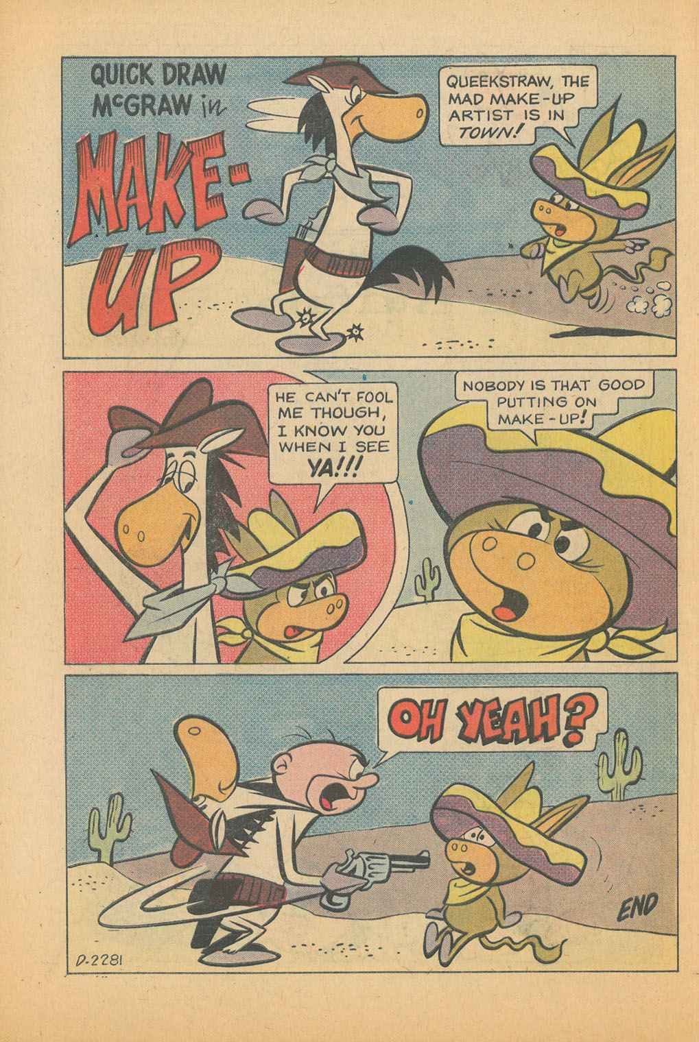 Read online Quick Draw McGraw comic -  Issue #7 - 22