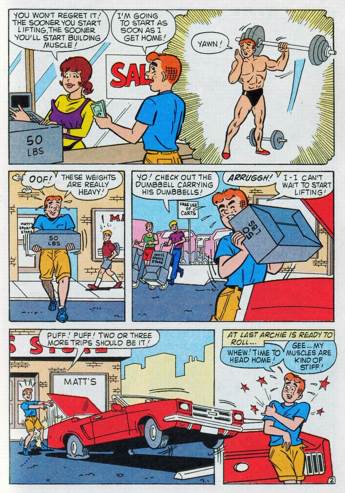 Read online Archie's Double Digest Magazine comic -  Issue #162 - 150