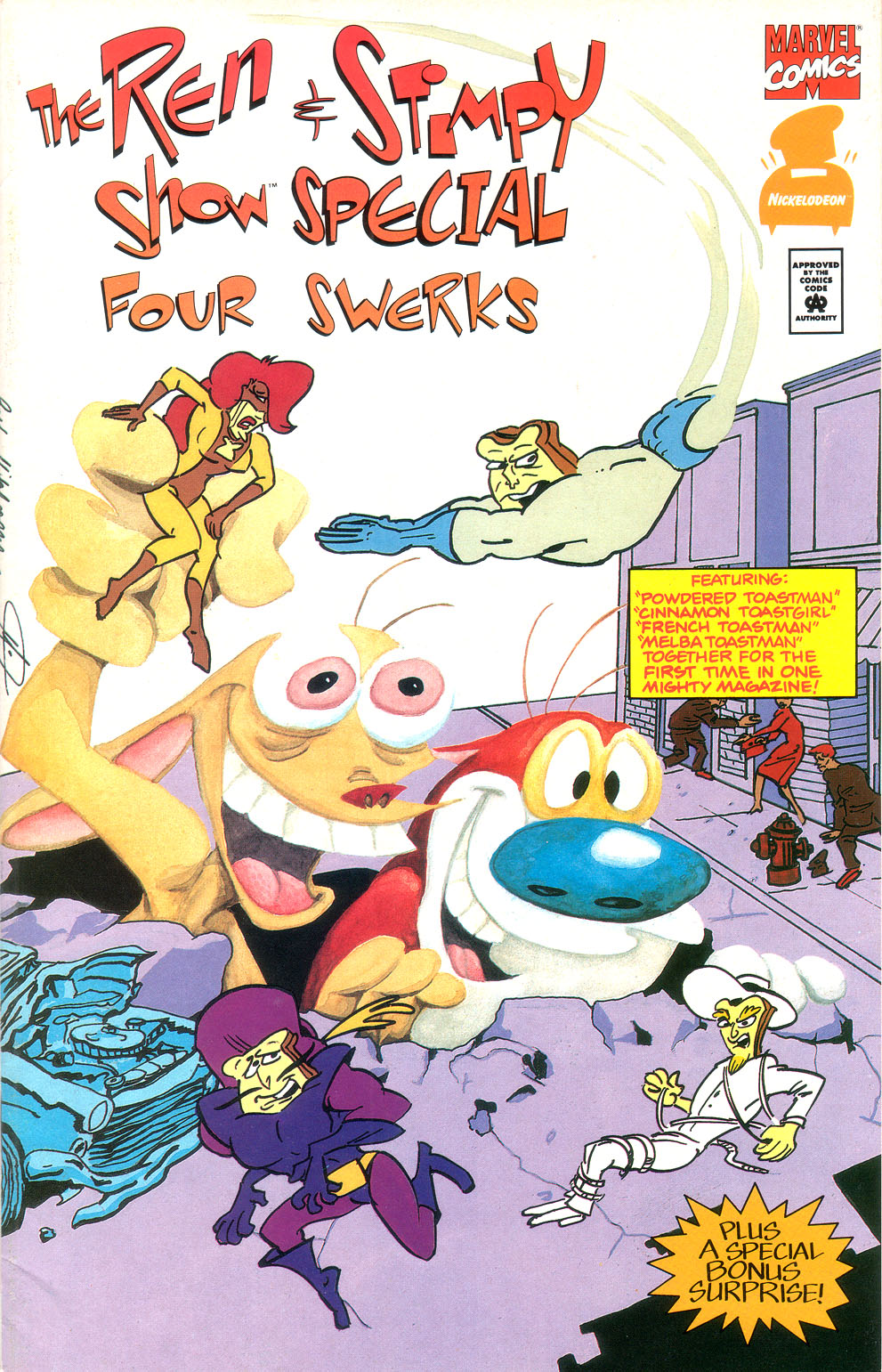 Read online The Ren and Stimpy Show Special: Four Swerks comic -  Issue # Full - 1