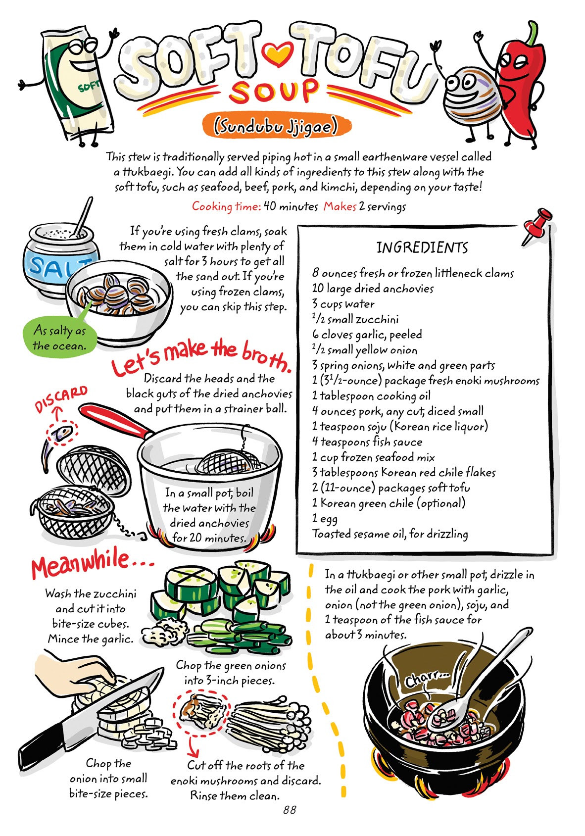 Read online Cook Korean! A Comic Book With Recipes comic -  Issue # TPB (Part 1) - 87
