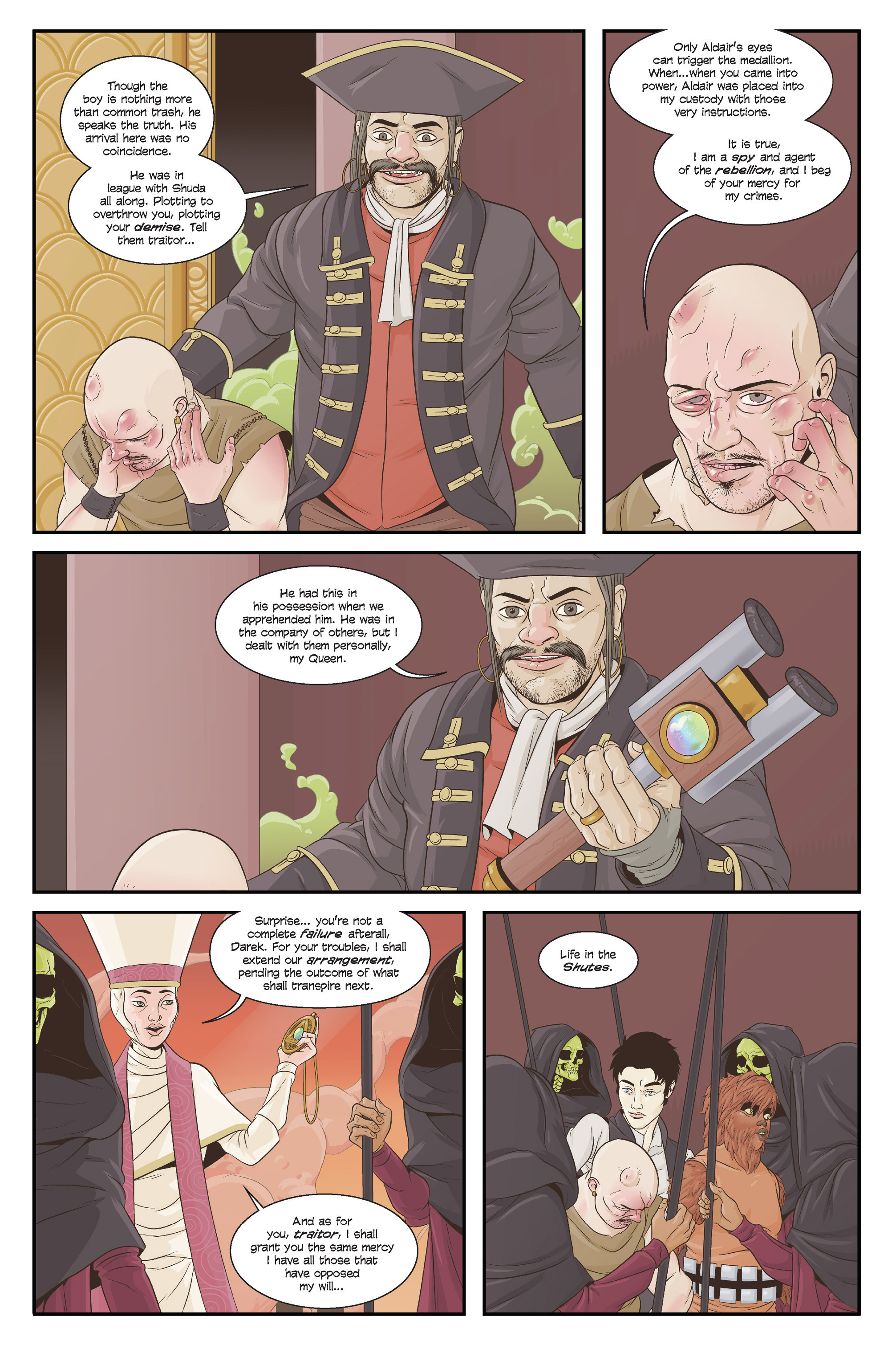 Read online Skinned comic -  Issue #6 - 8