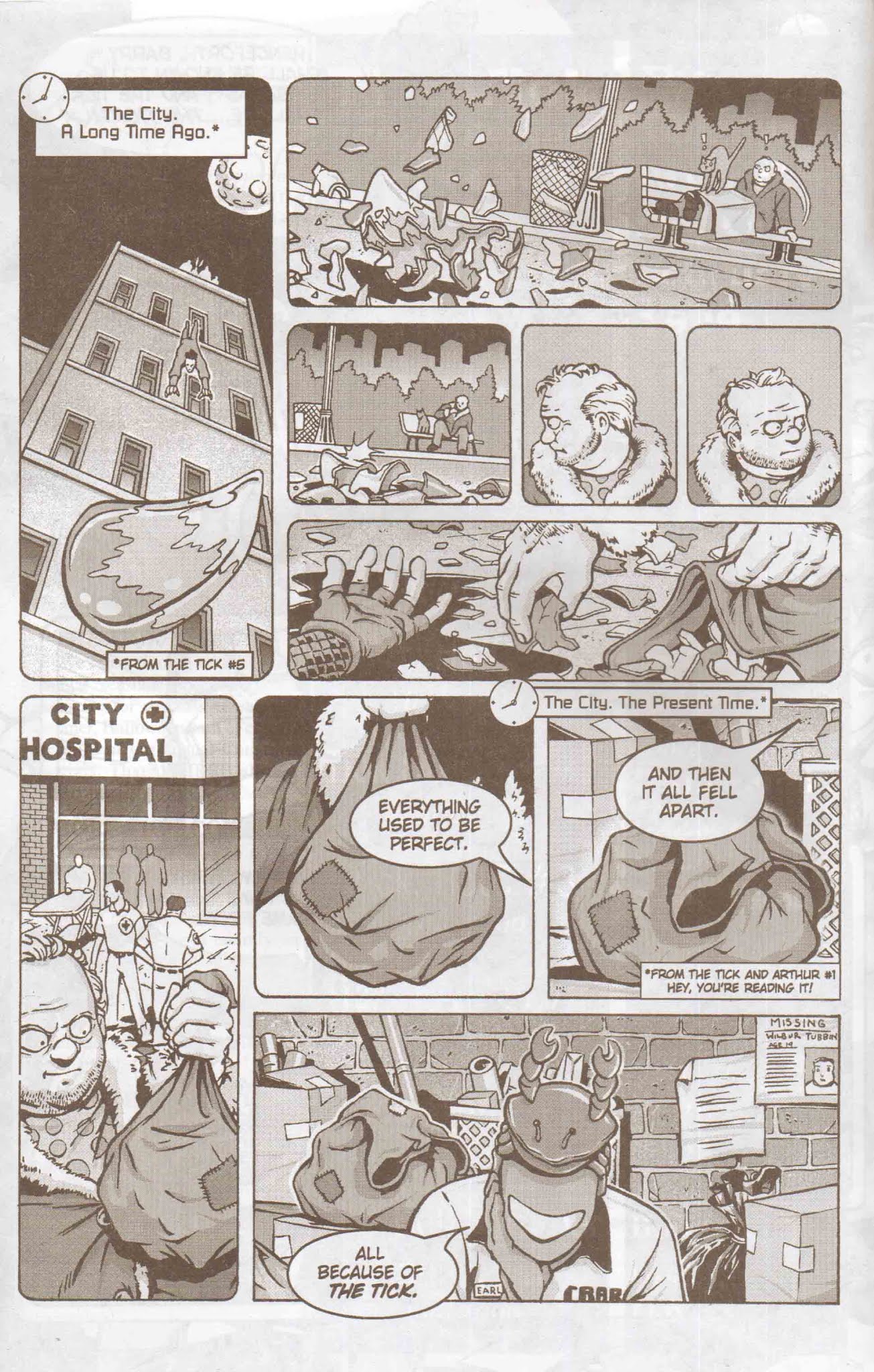 Read online The Tick and Arthur comic -  Issue #1 - 4