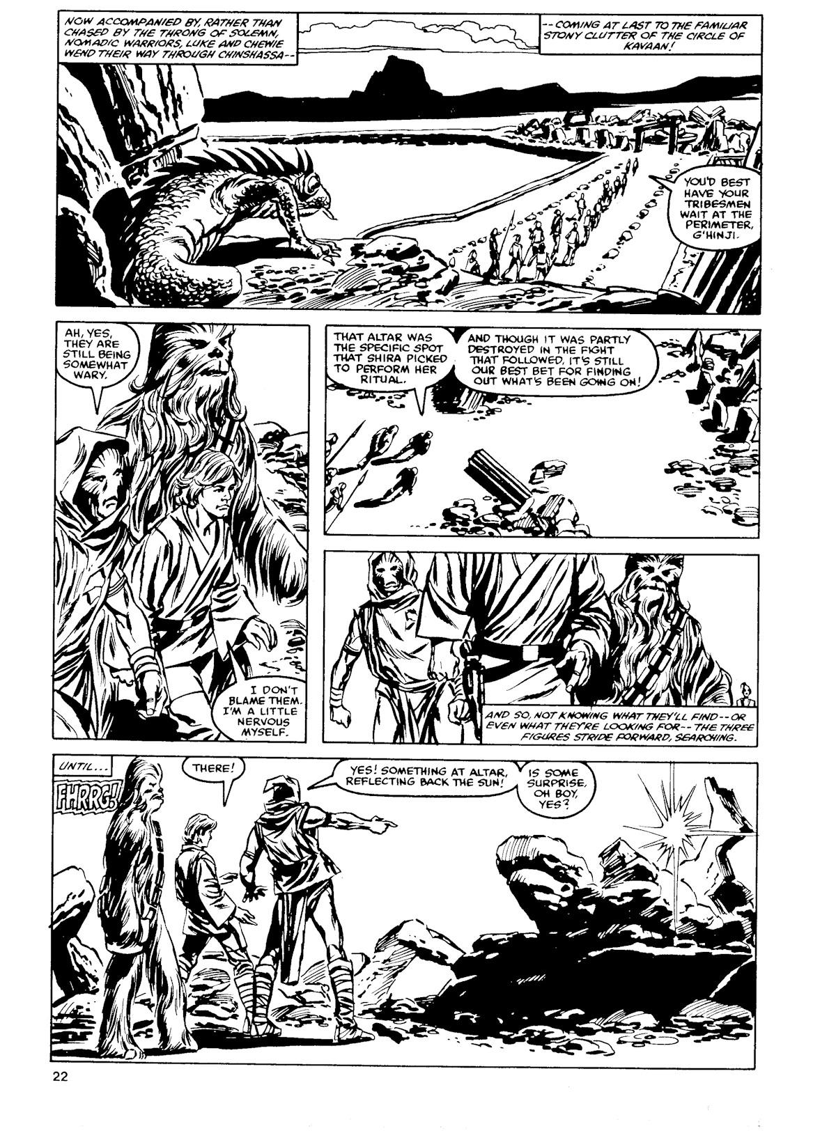 Read online Star Wars Weekly comic -  Issue #162 - 22