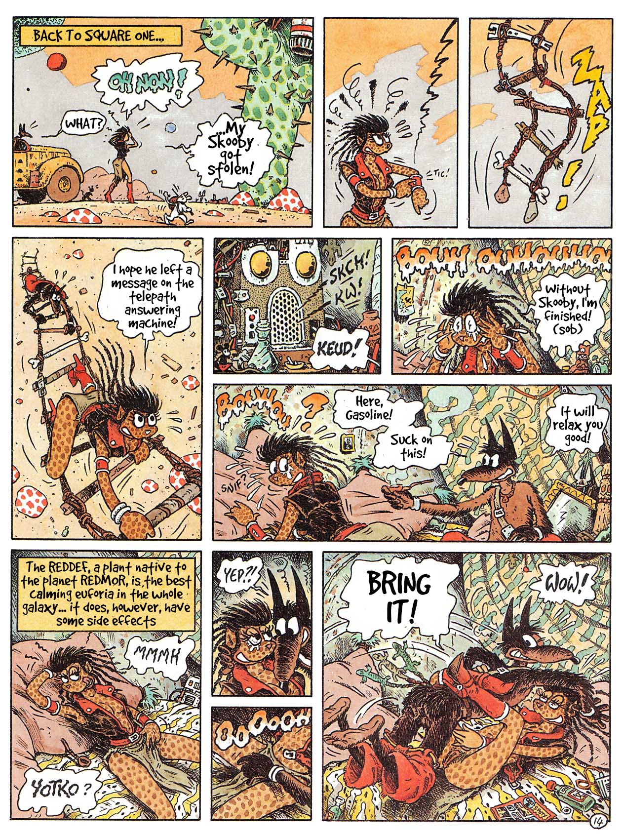 Read online Gazoline and the Red Planet comic -  Issue # Full - 17