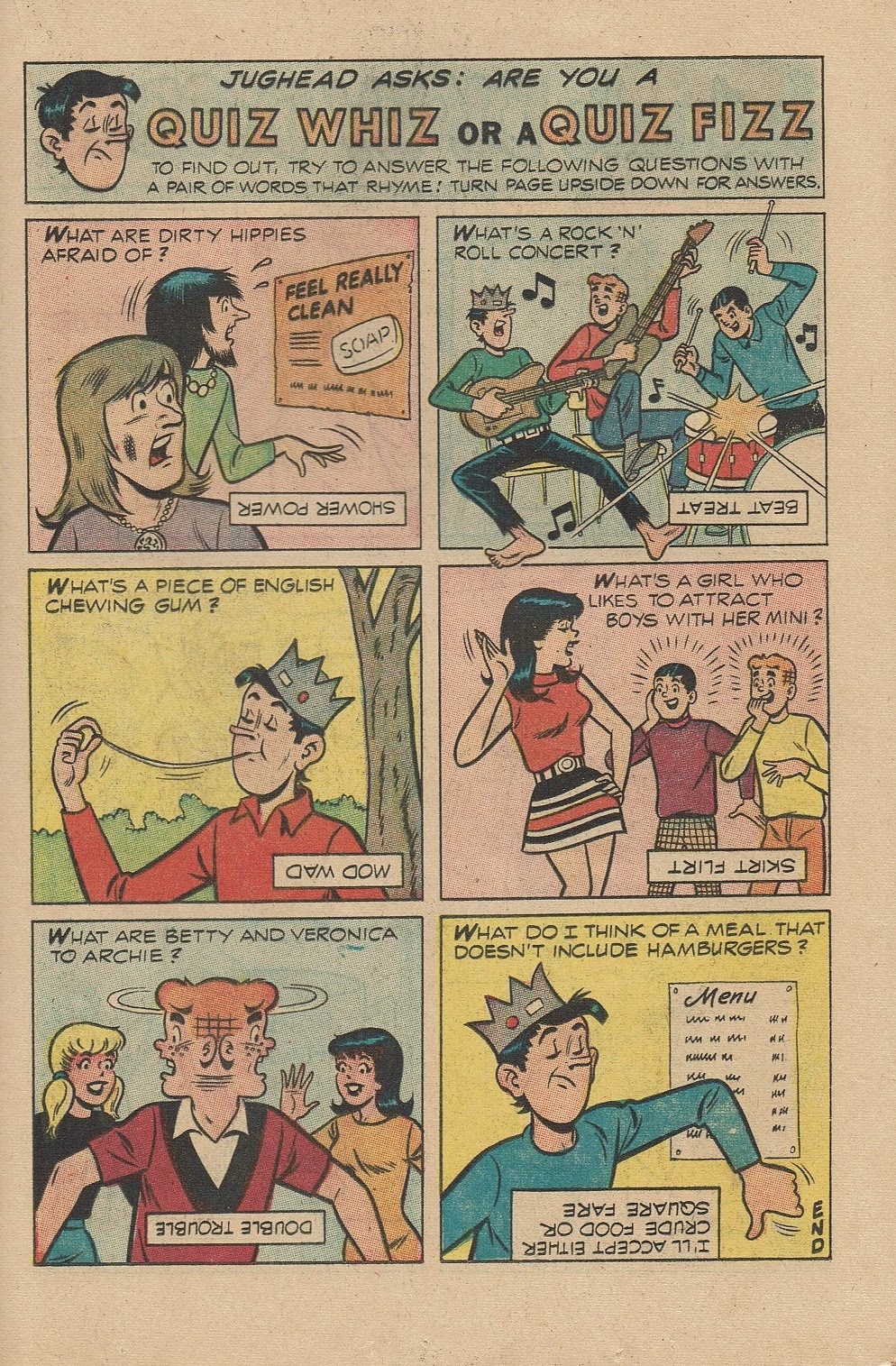 Read online Jughead's Jokes comic -  Issue #6 - 21