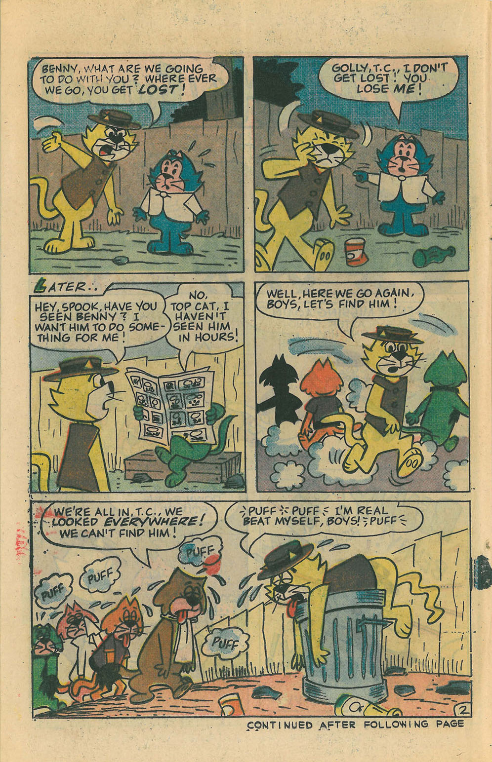 Read online Top Cat (1970) comic -  Issue #20 - 16
