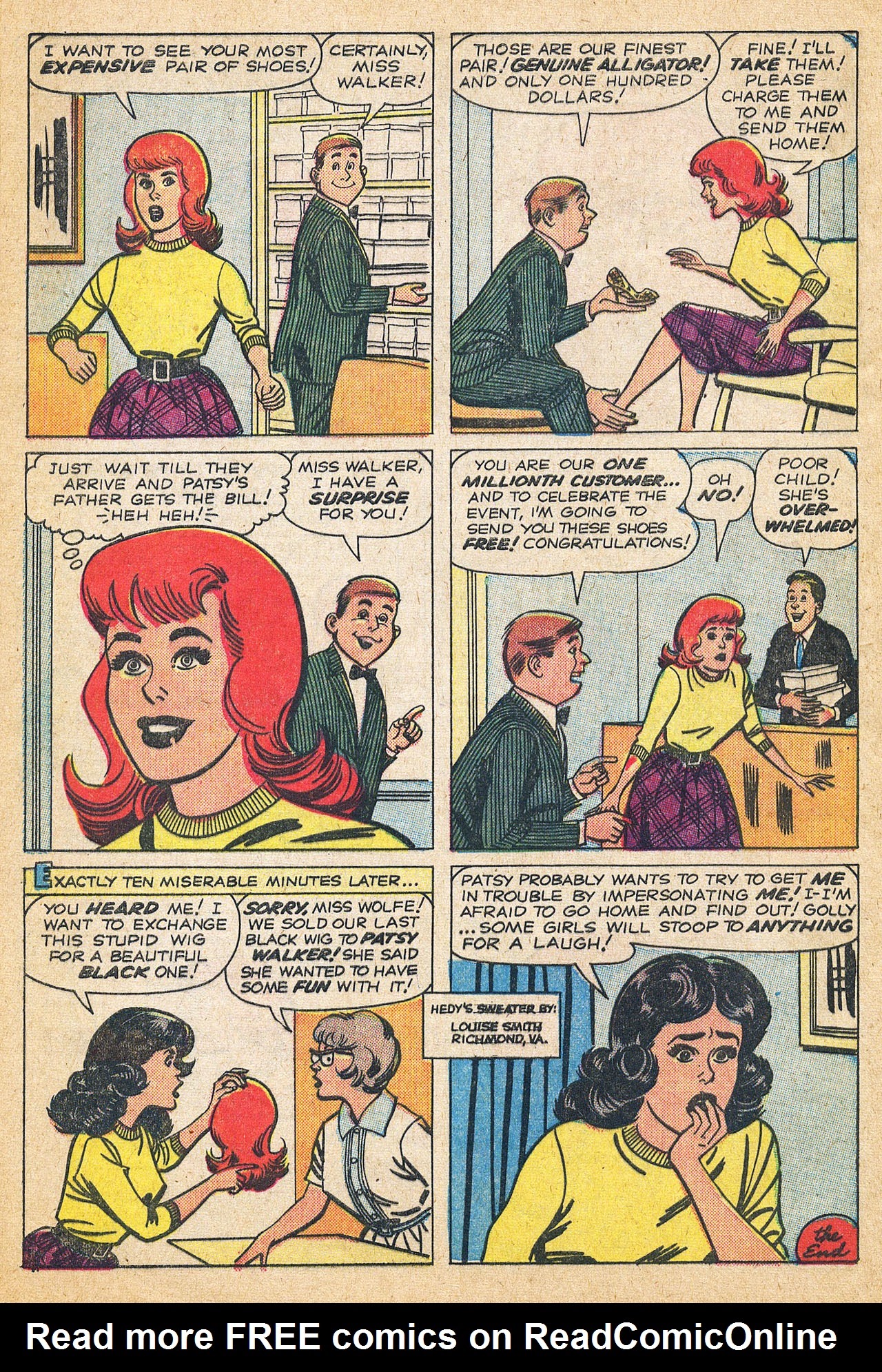 Read online Patsy and Hedy comic -  Issue #85 - 32