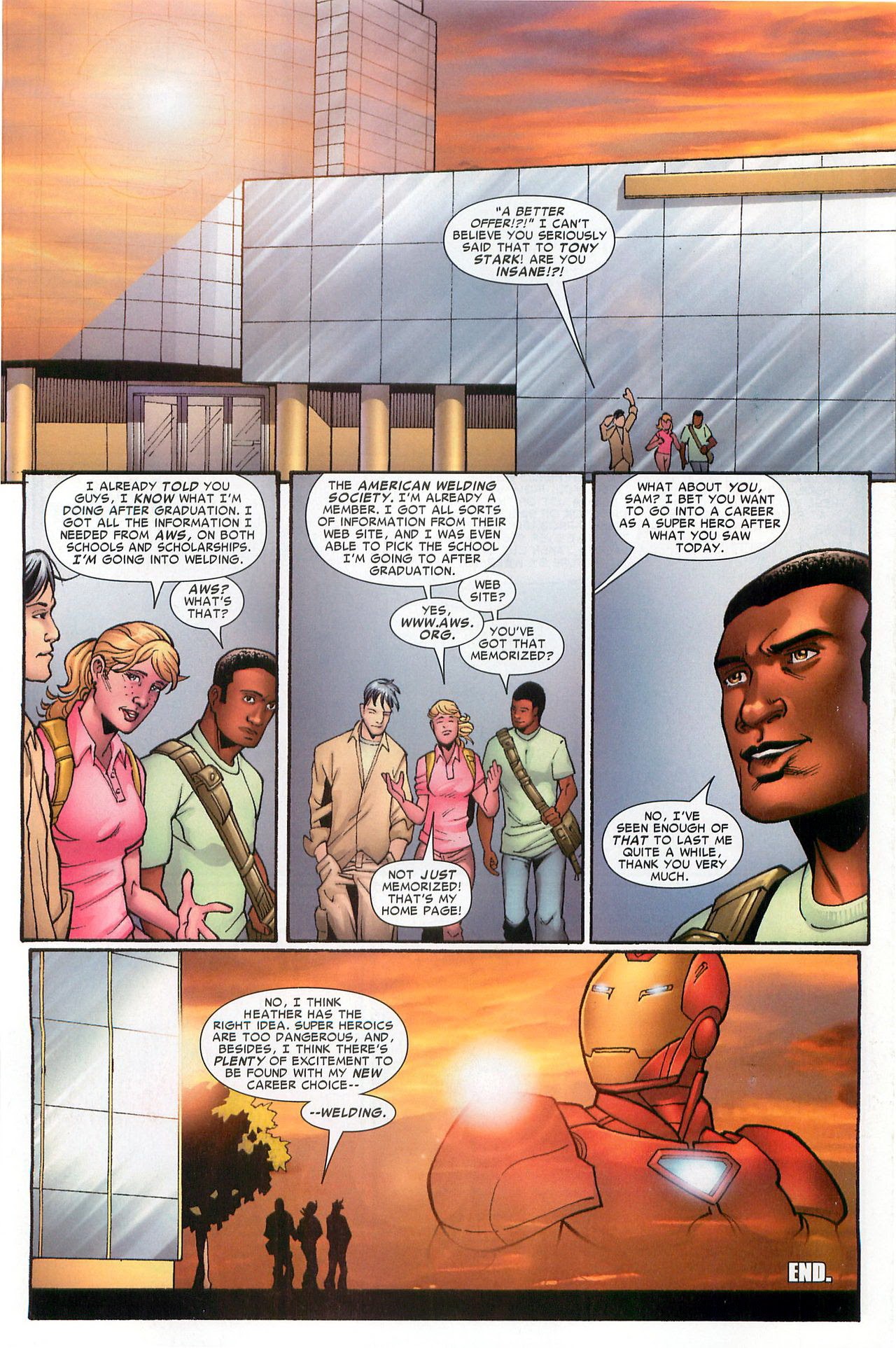 Read online American Welding Society Iron Man Special comic -  Issue # Full - 18