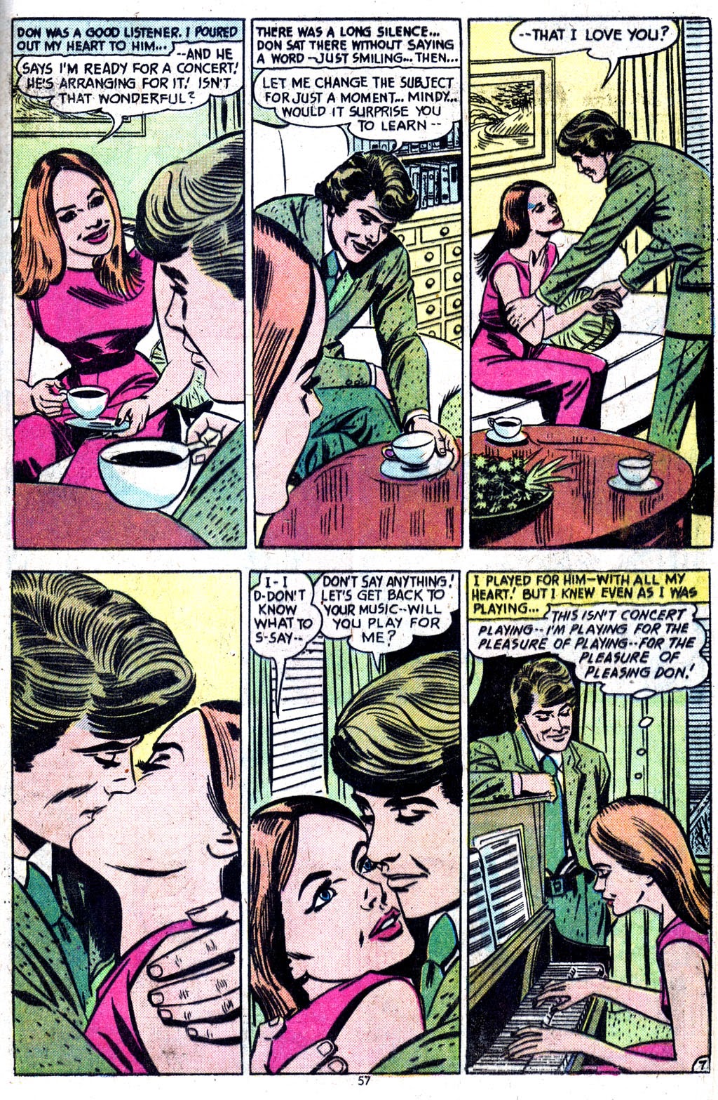 Read online Young Love (1963) comic -  Issue #112 - 57