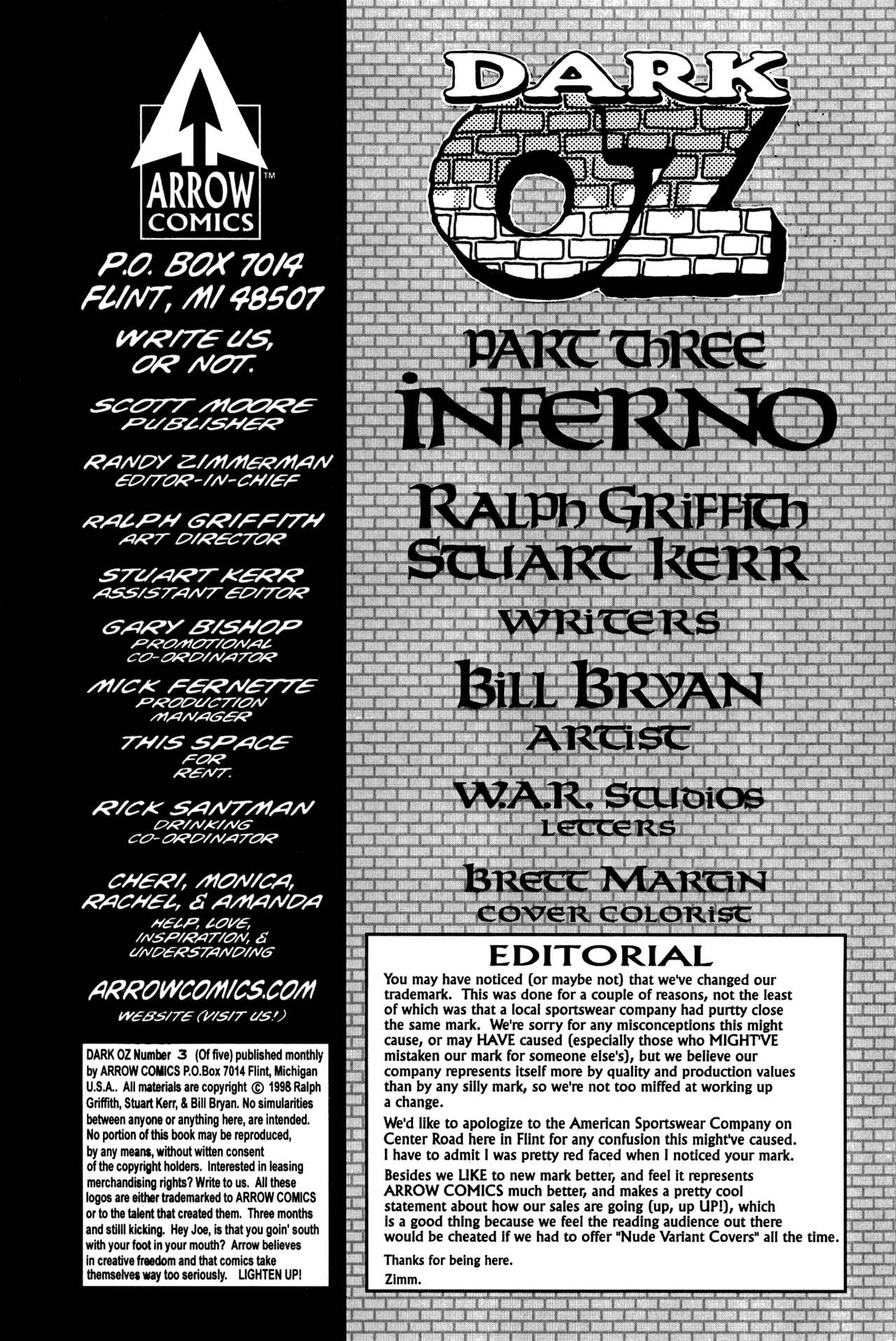 Read online Dark Oz comic -  Issue #3 - 2