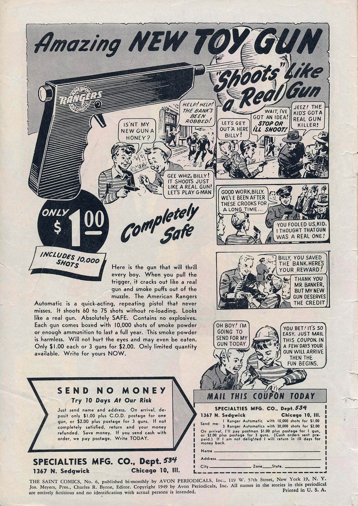 Read online The Saint (1947) comic -  Issue #6 - 2