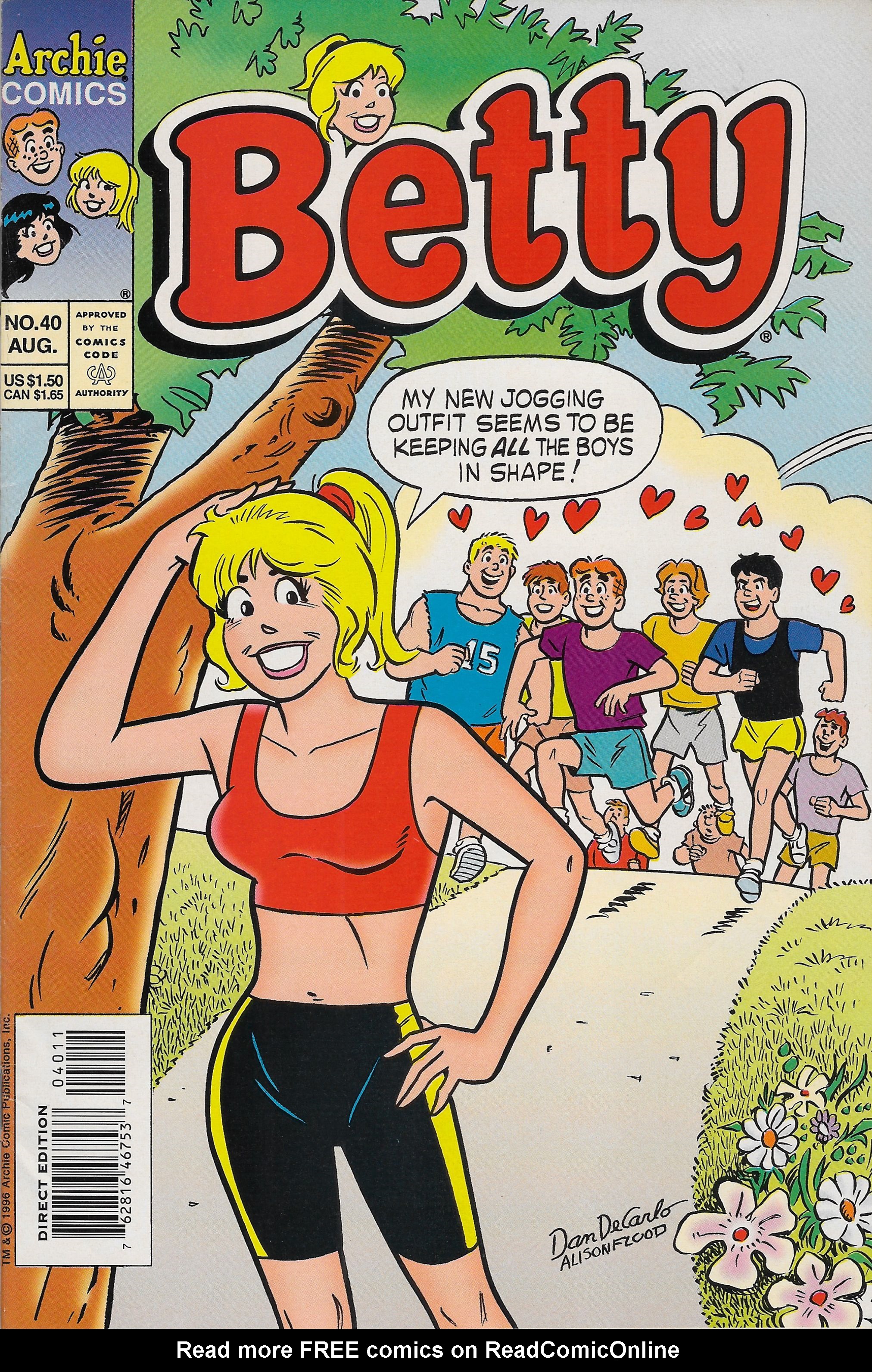 Read online Betty comic -  Issue #40 - 1