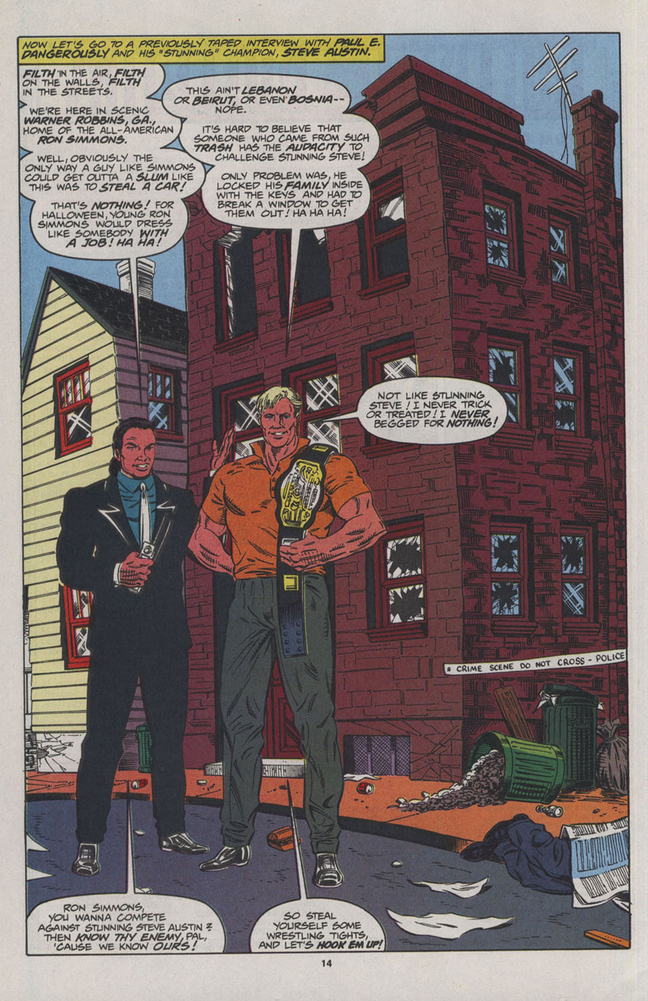 Read online WCW World Championship Wrestling comic -  Issue #12 - 16