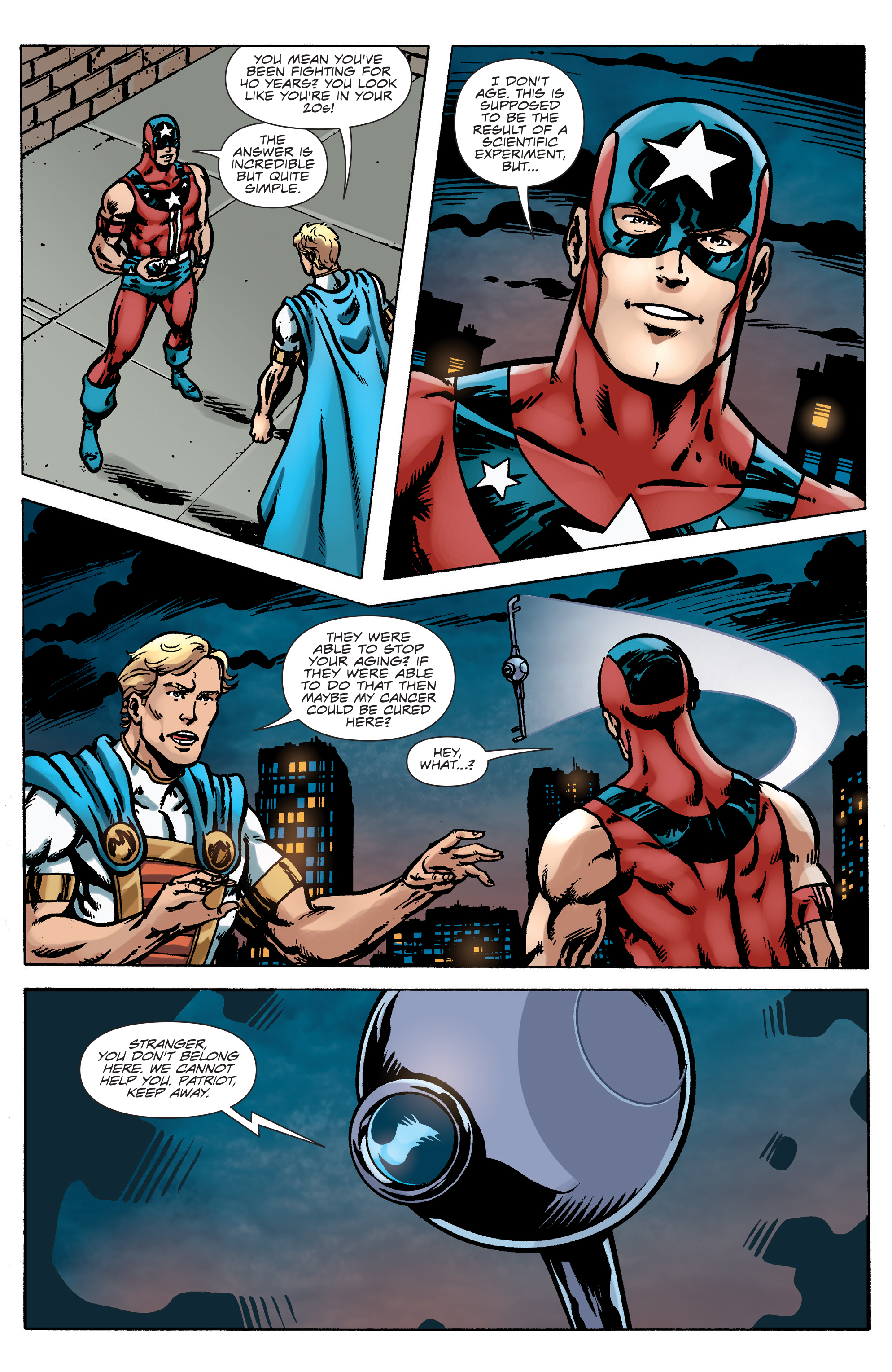 Read online War of the Independents: Man, Out of Time comic -  Issue # Full - 21