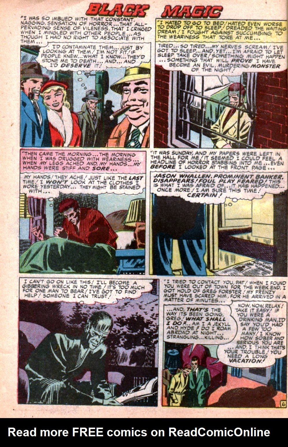 Read online Black Magic (1950) comic -  Issue #5 - 8