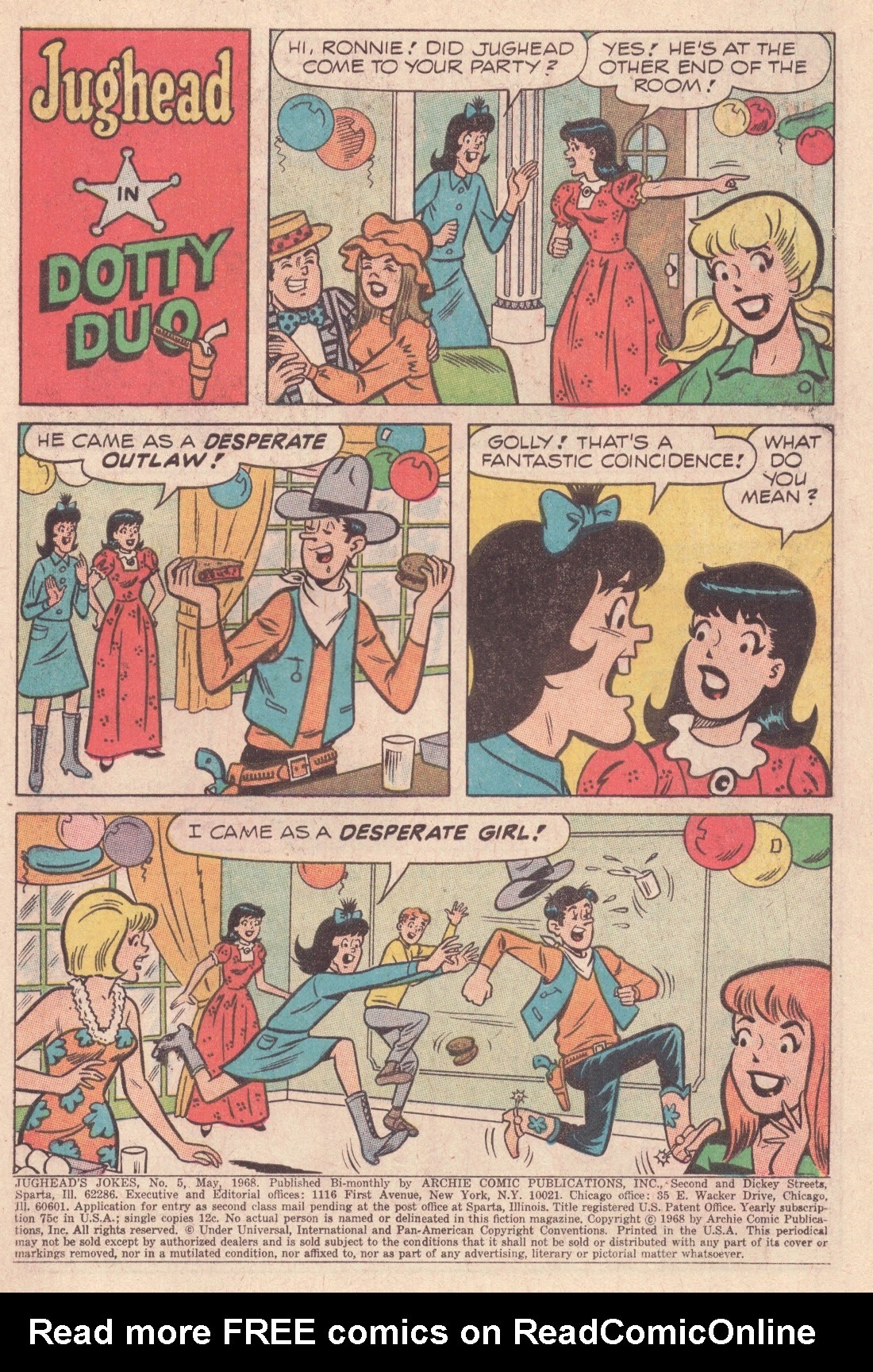 Read online Jughead's Jokes comic -  Issue #5 - 3