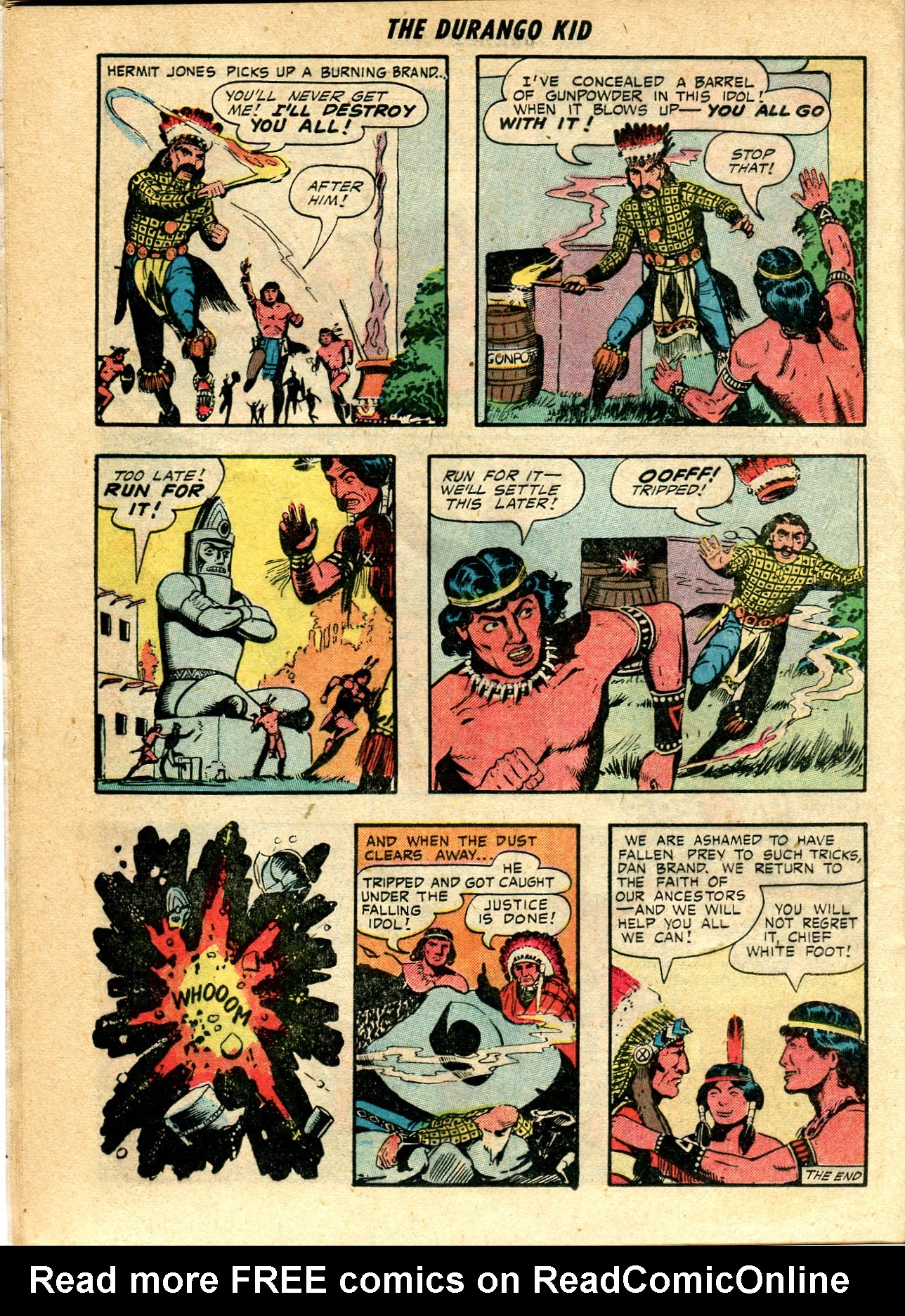 Read online Charles Starrett as The Durango Kid comic -  Issue #22 - 24