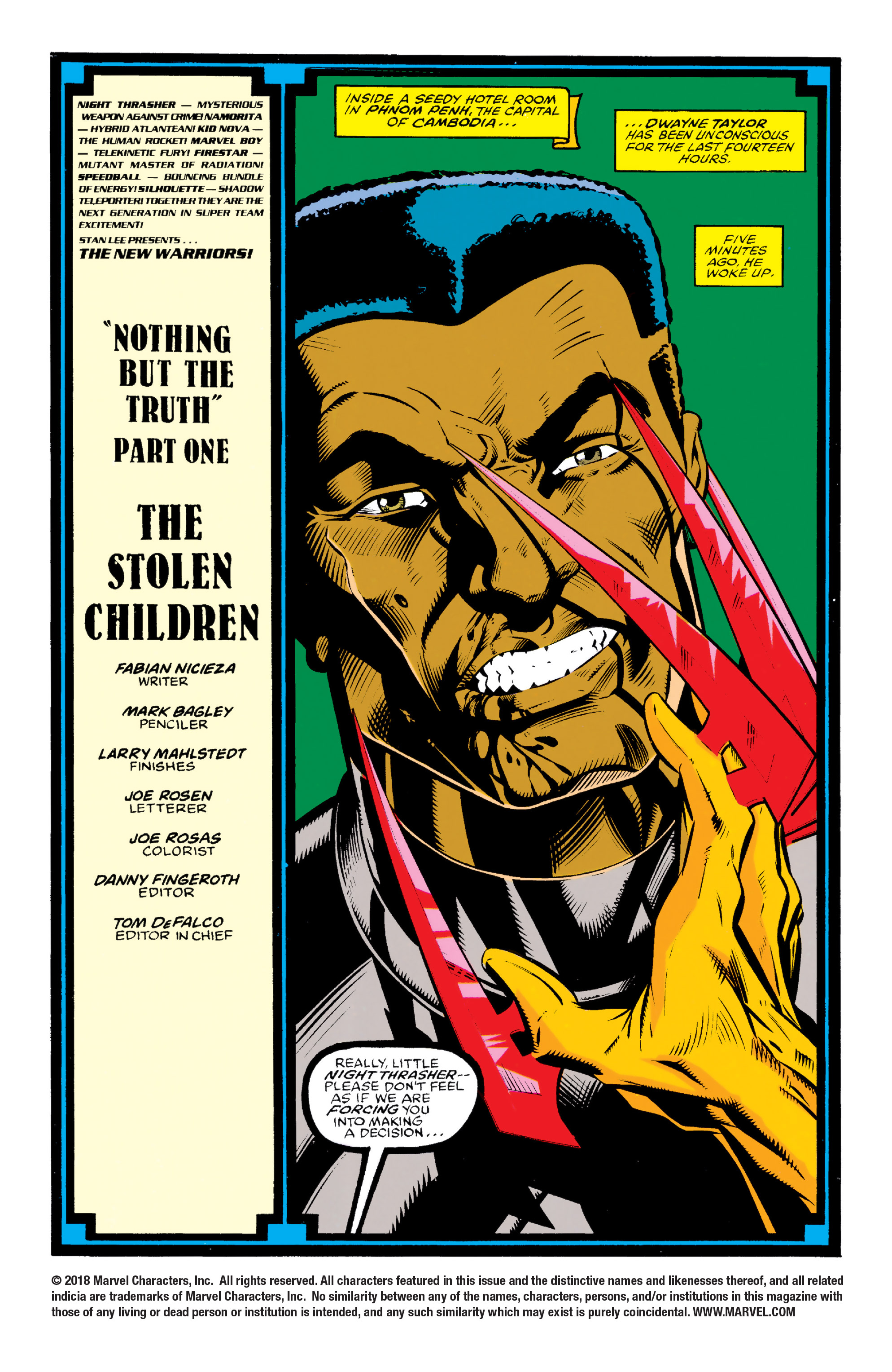 Read online The New Warriors comic -  Issue #22 - 2
