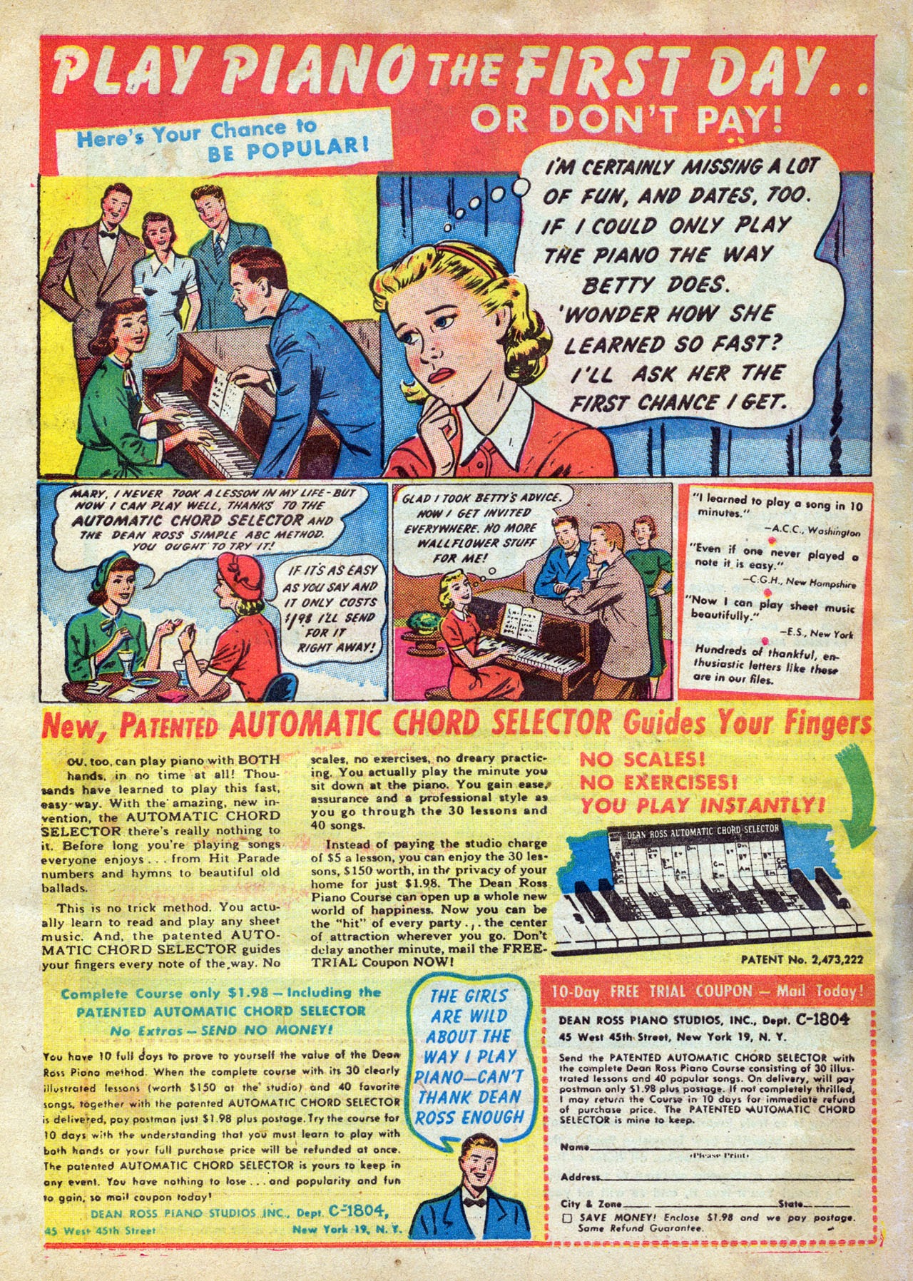 Read online Girl Comics (1949) comic -  Issue #9 - 34