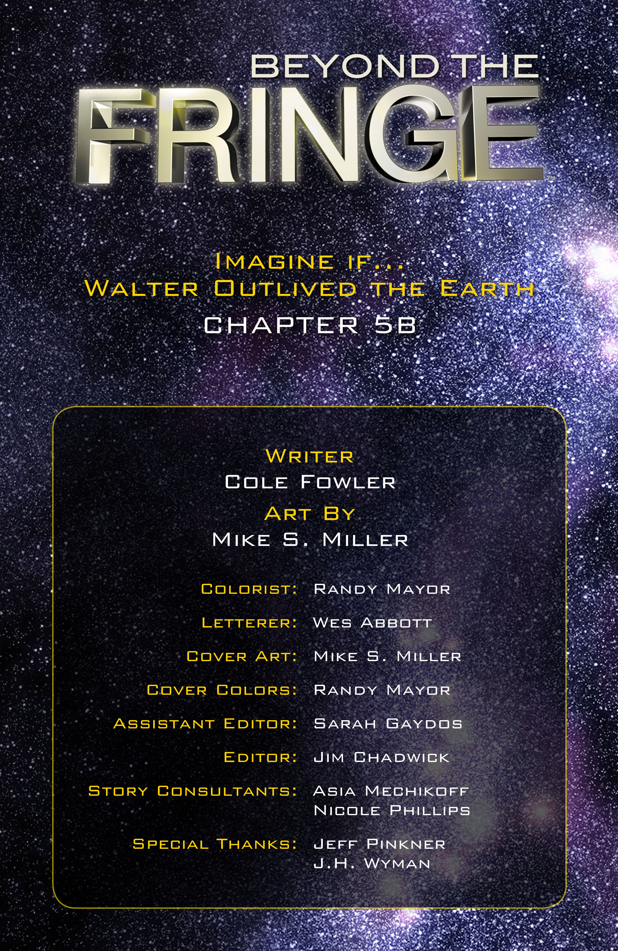 Read online Beyond The Fringe comic -  Issue #5B - 2