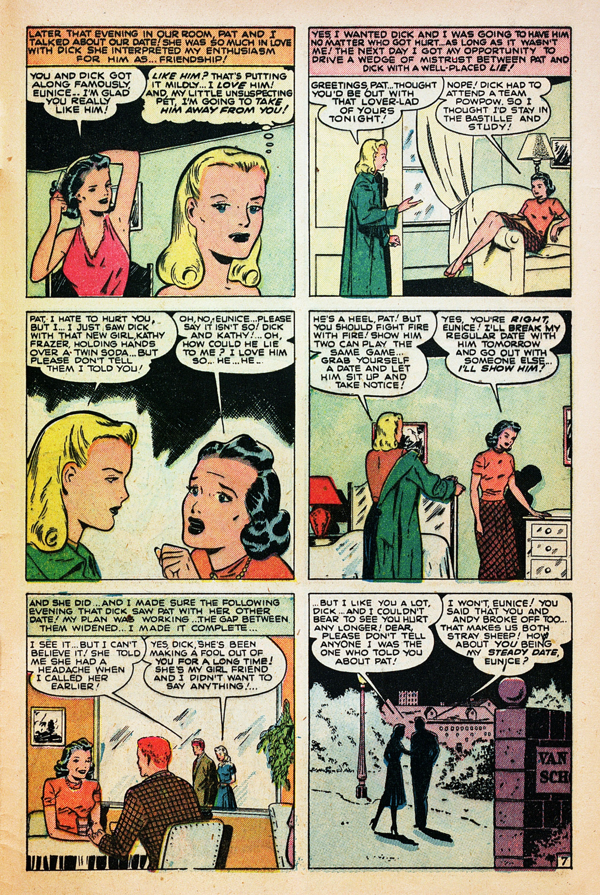 Read online Girl Comics (1949) comic -  Issue #4 - 45