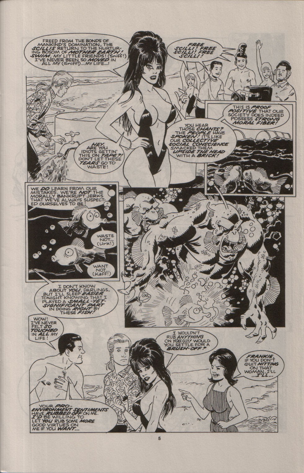 Read online Elvira, Mistress of the Dark comic -  Issue #24 - 6