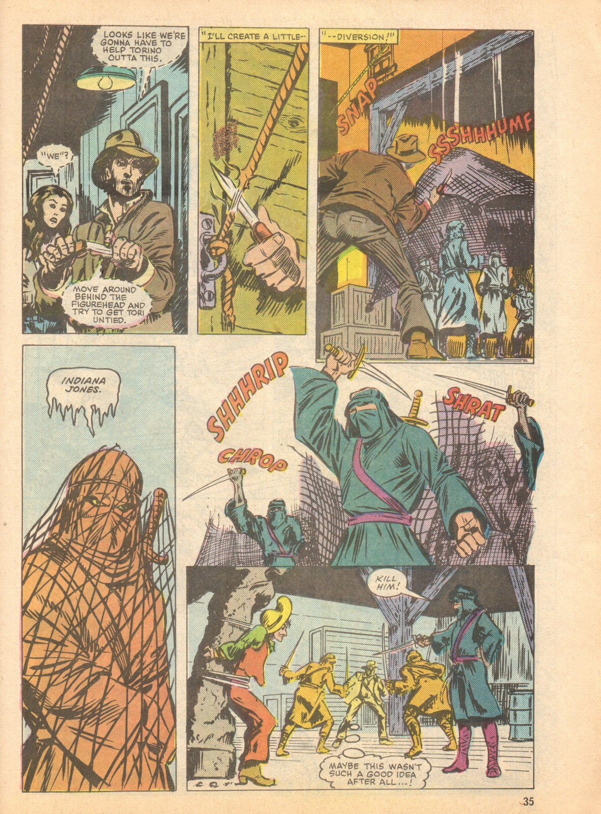 Read online Indiana Jones comic -  Issue #9 - 35