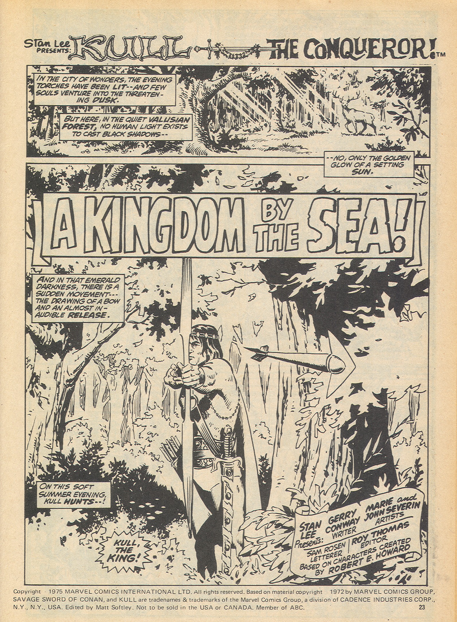 Read online The Savage Sword of Conan (1975) comic -  Issue #17 - 23
