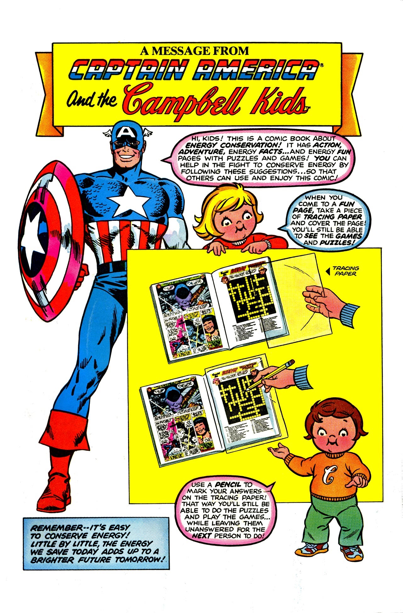 Read online Captain America and The Campbell Kids comic -  Issue # Full - 2