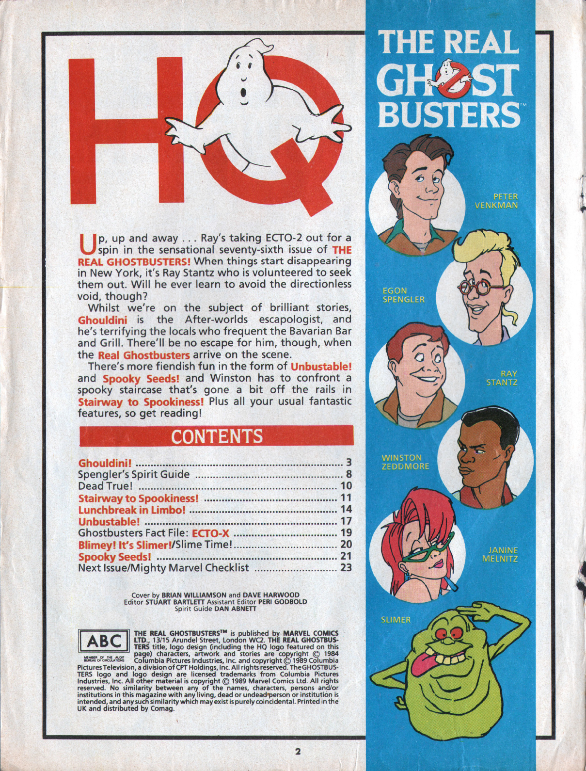 Read online The Real Ghostbusters comic -  Issue #76 - 2