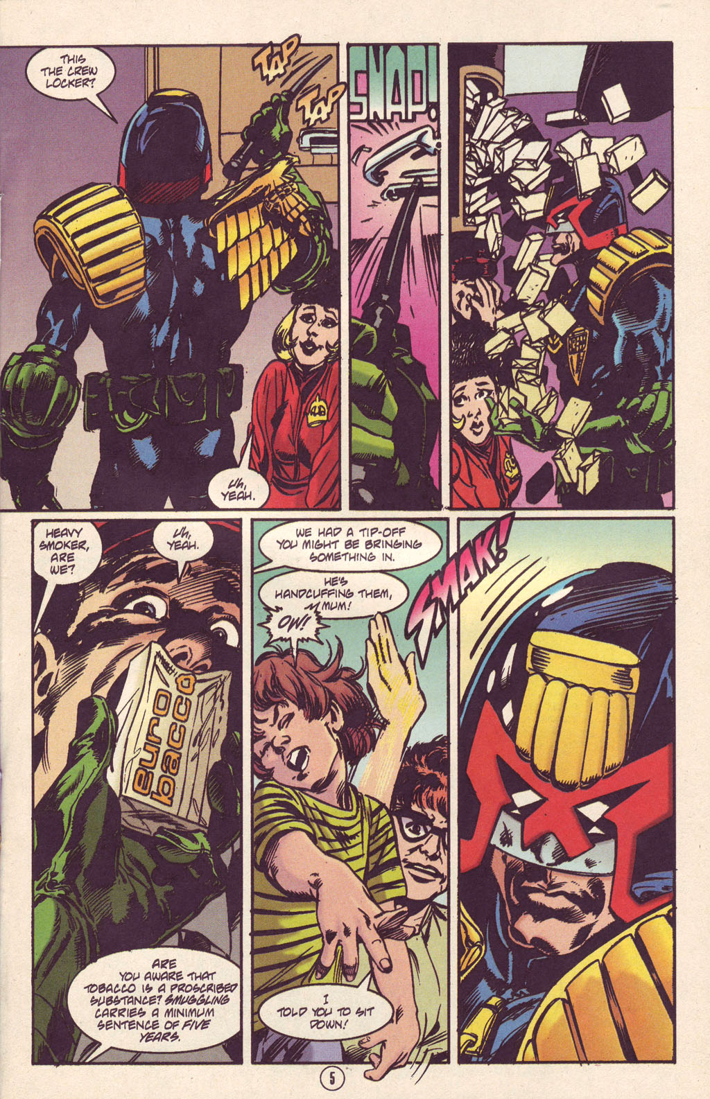 Read online Judge Dredd: Legends of the Law comic -  Issue #1 - 5