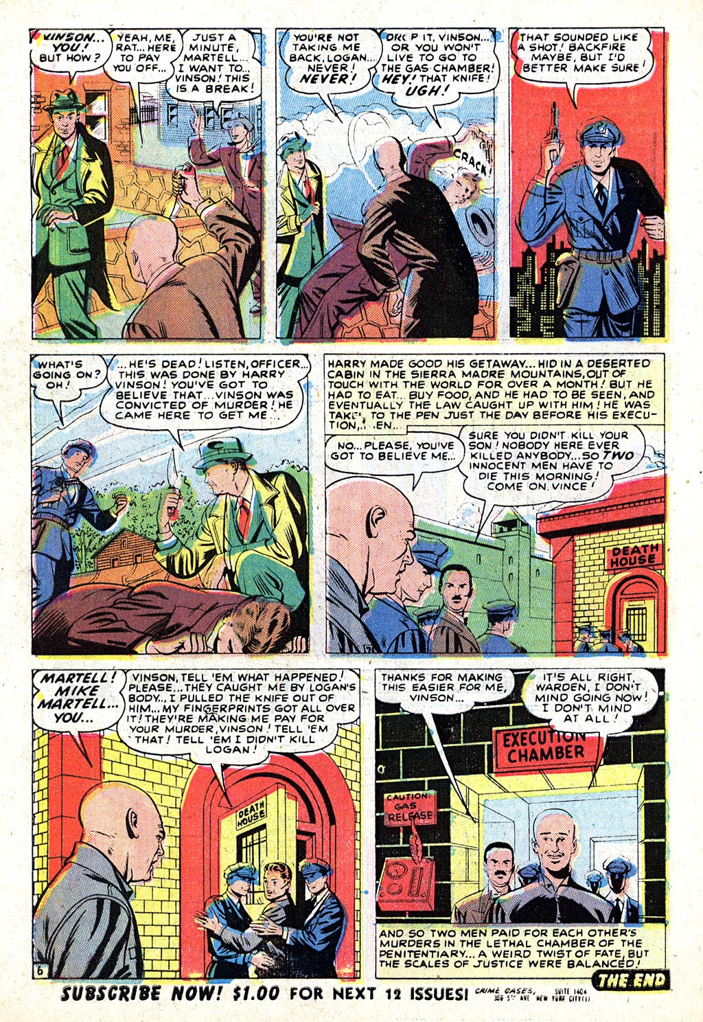 Read online Crime Cases Comics (1951) comic -  Issue #5 - 32