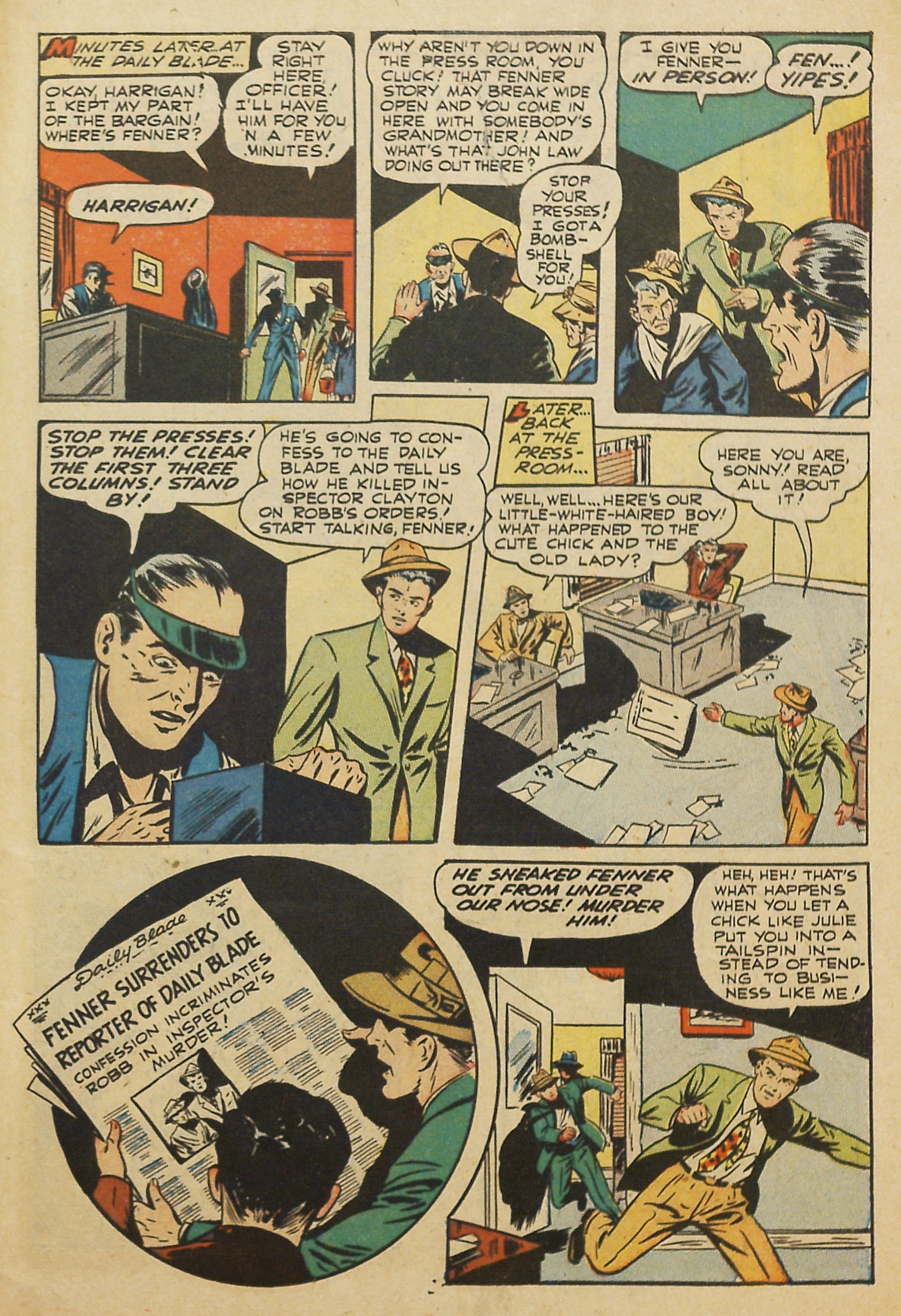 Read online Super-Mystery Comics comic -  Issue #42 - 43