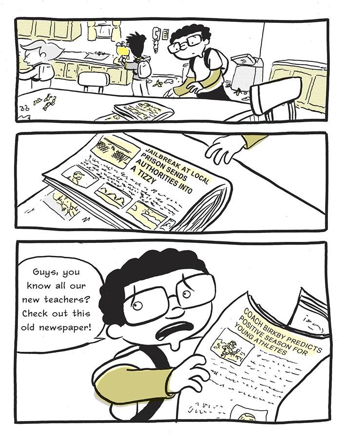 Read online Lunch Lady and the Schoolwide Scuffle comic -  Issue # TPB - 23