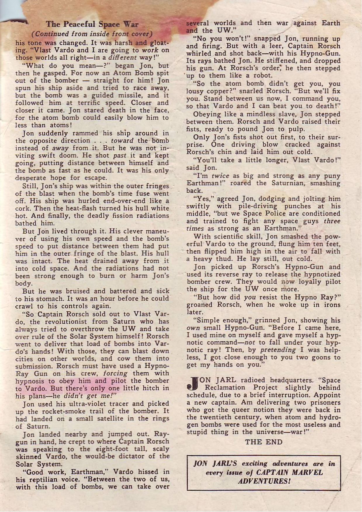 Read online Captain Marvel Adventures comic -  Issue #149 - 35