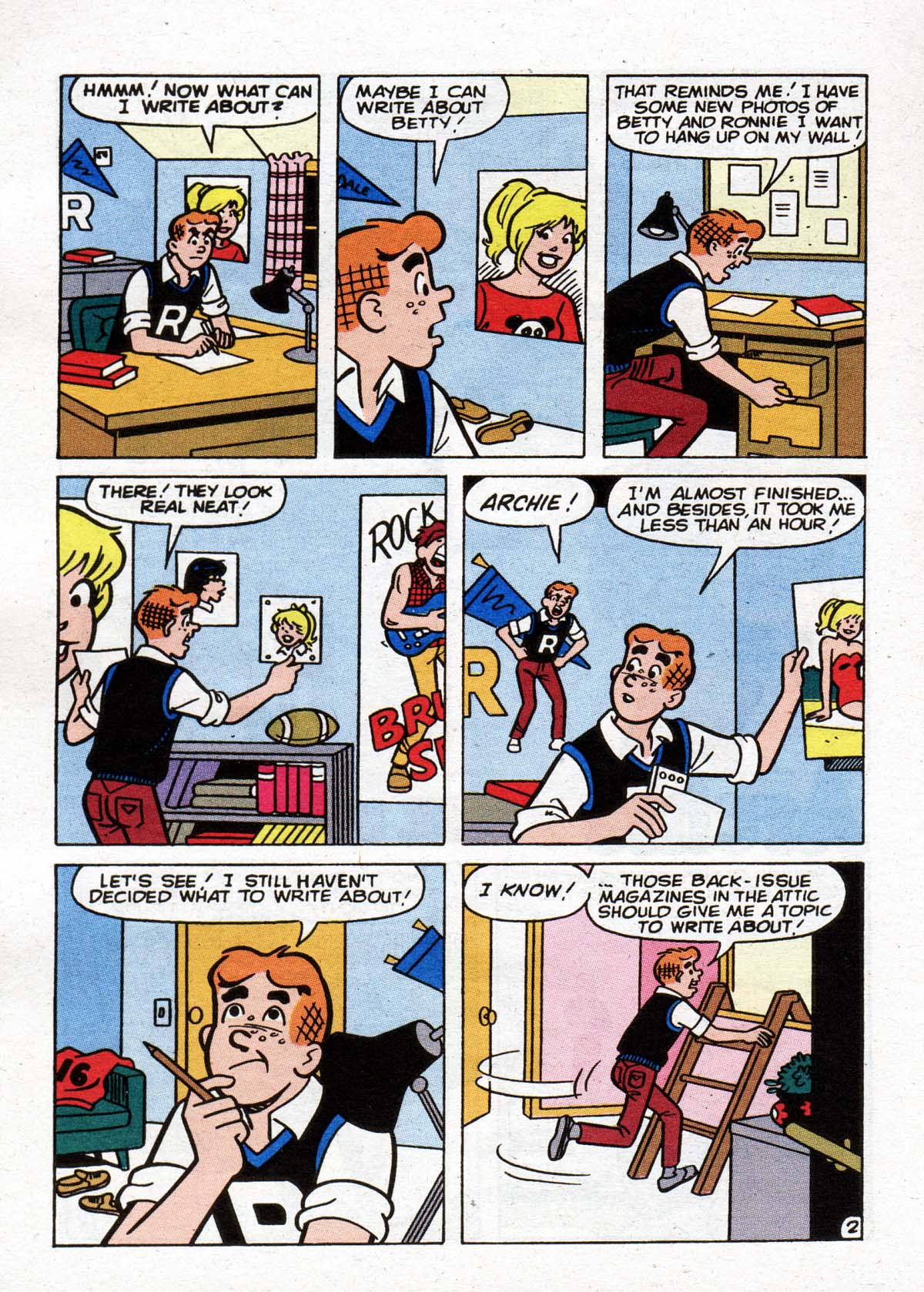 Read online Archie's Double Digest Magazine comic -  Issue #140 - 132
