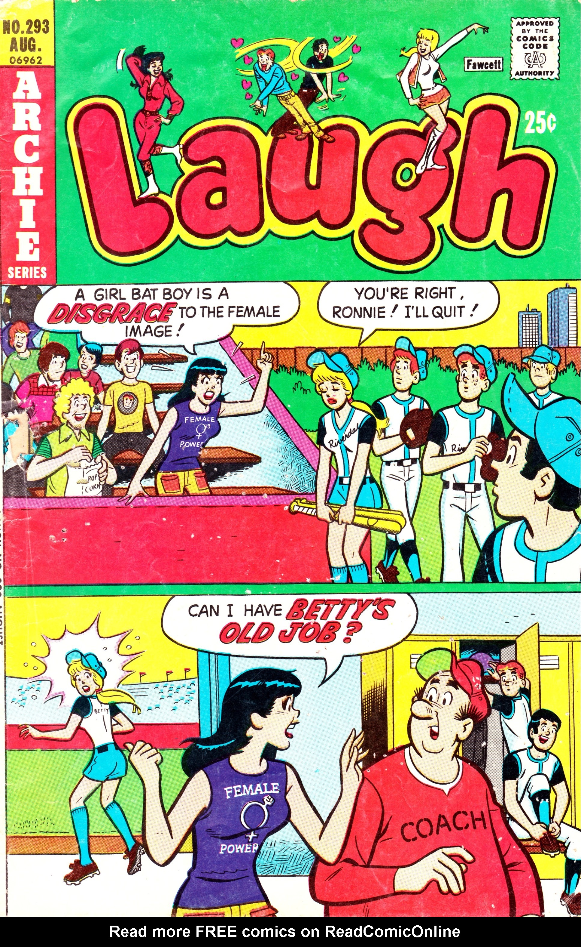 Read online Laugh (Comics) comic -  Issue #293 - 1