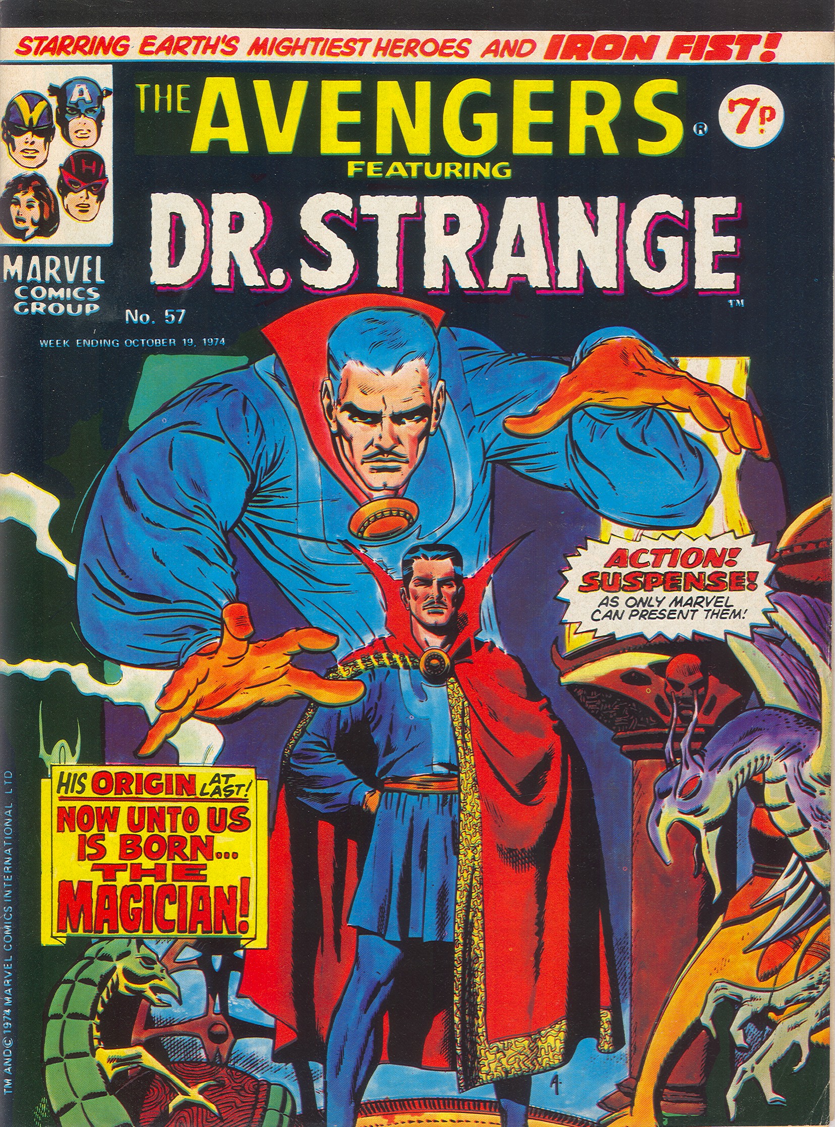 Read online The Avengers (1973) comic -  Issue #57 - 1