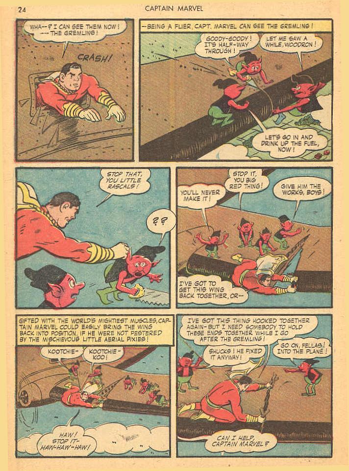 Read online Captain Marvel Adventures comic -  Issue #27 - 24