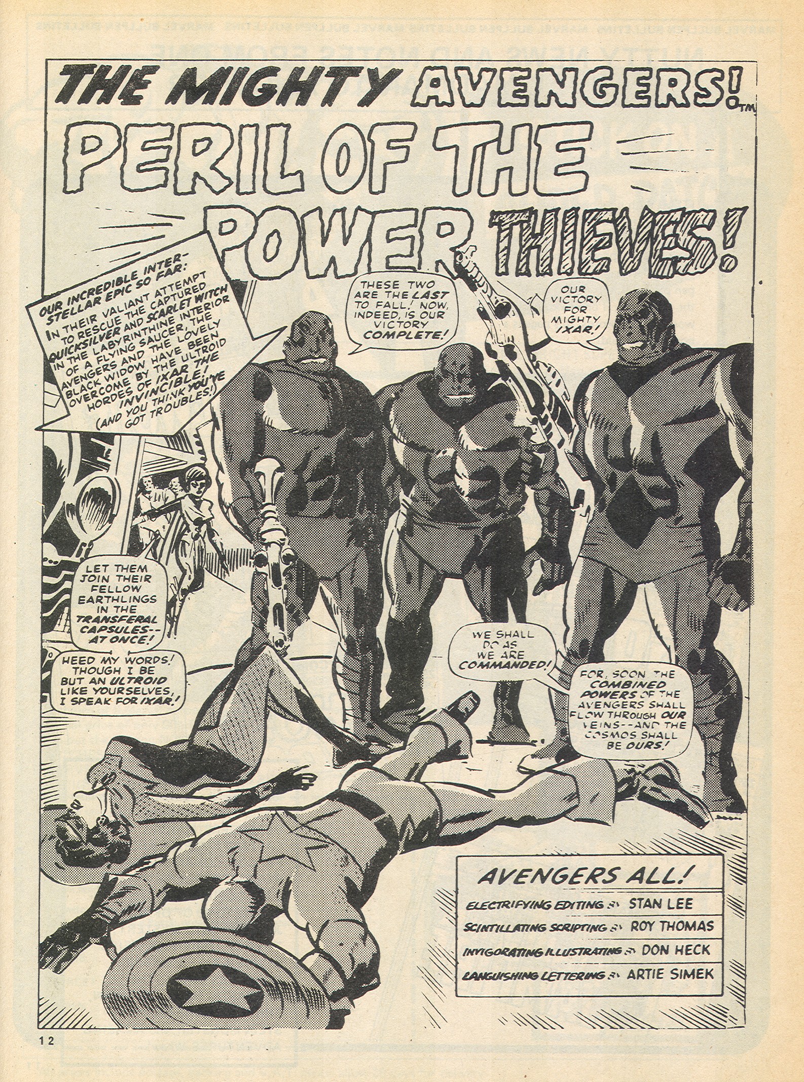 Read online The Avengers (1973) comic -  Issue #40 - 12