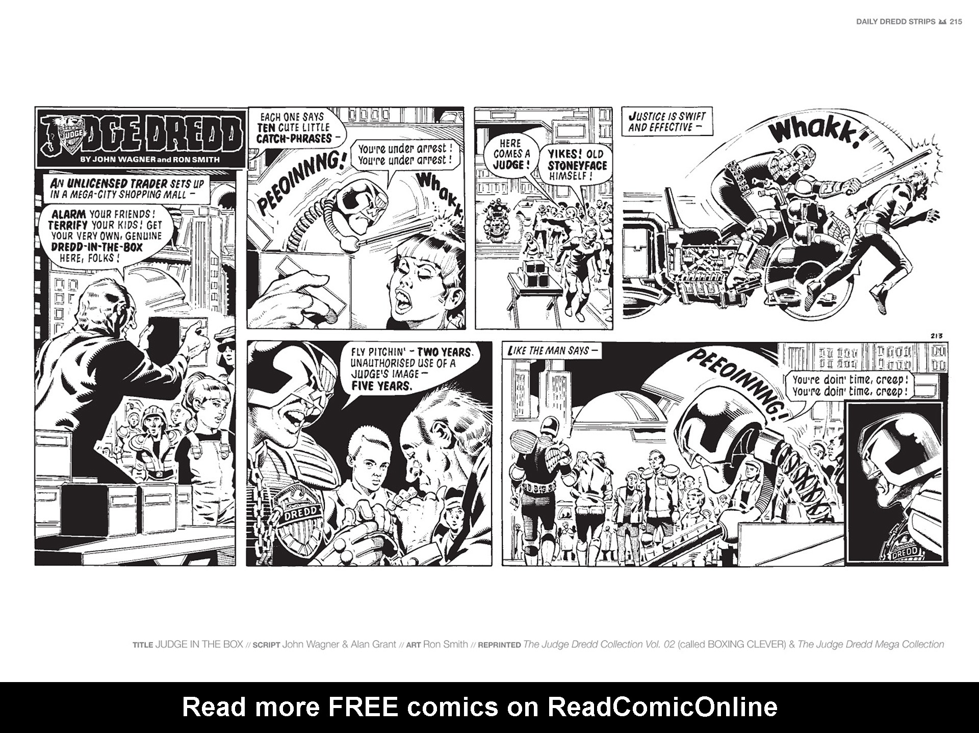 Read online Judge Dredd: The Daily Dredds comic -  Issue # TPB 1 - 218