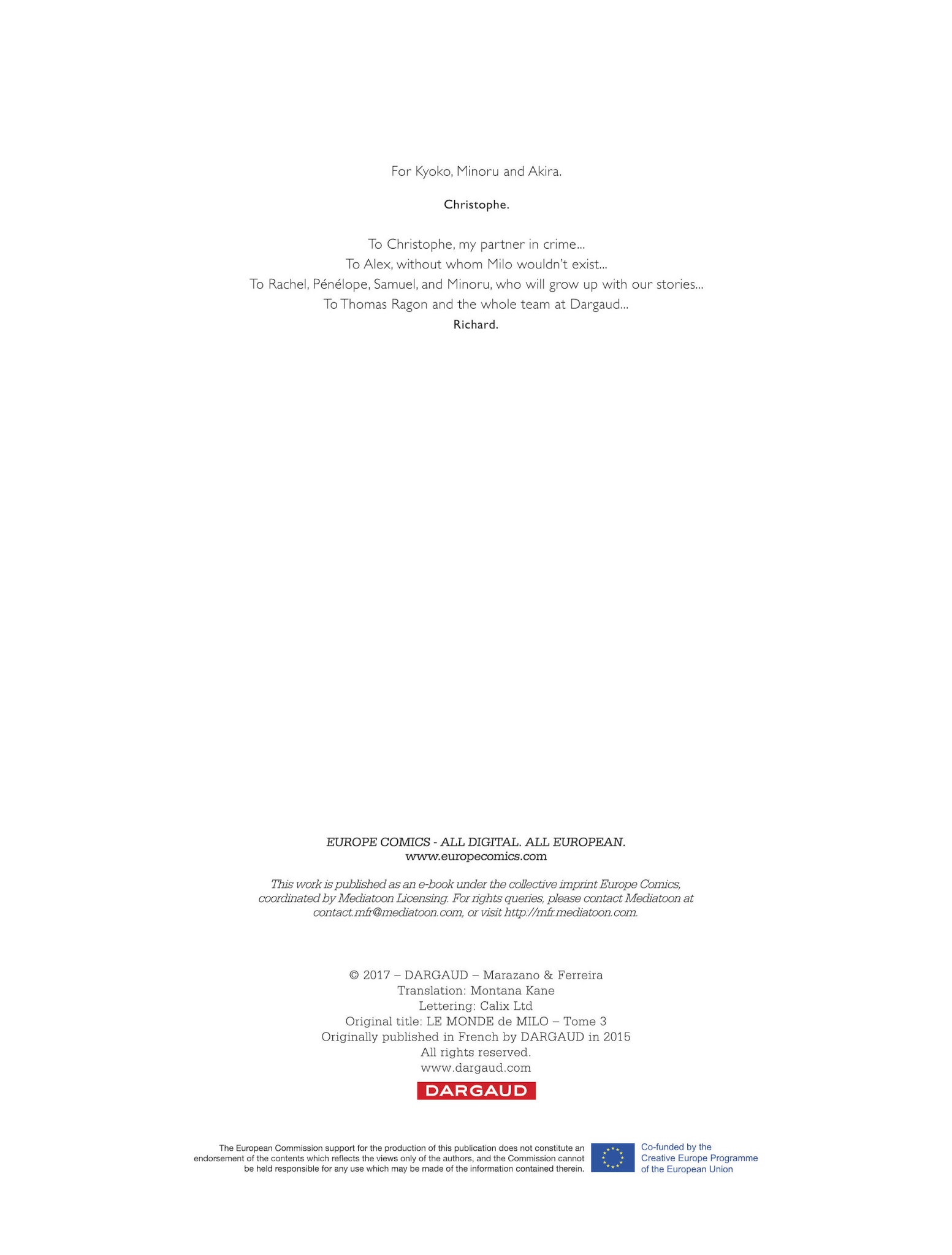 Read online Milo's World comic -  Issue #3 - 56