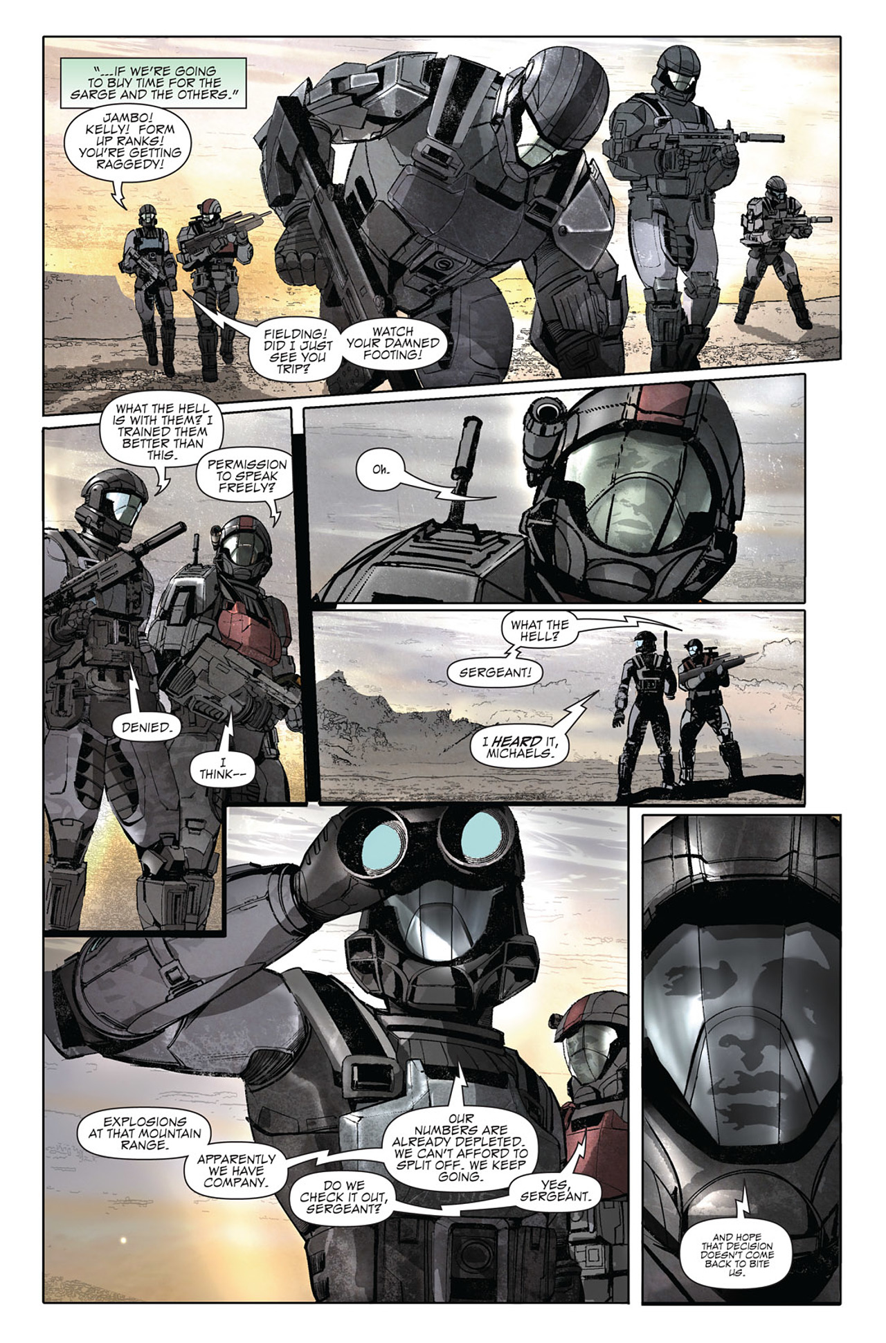 Read online Halo: Helljumper comic -  Issue # Full - 81