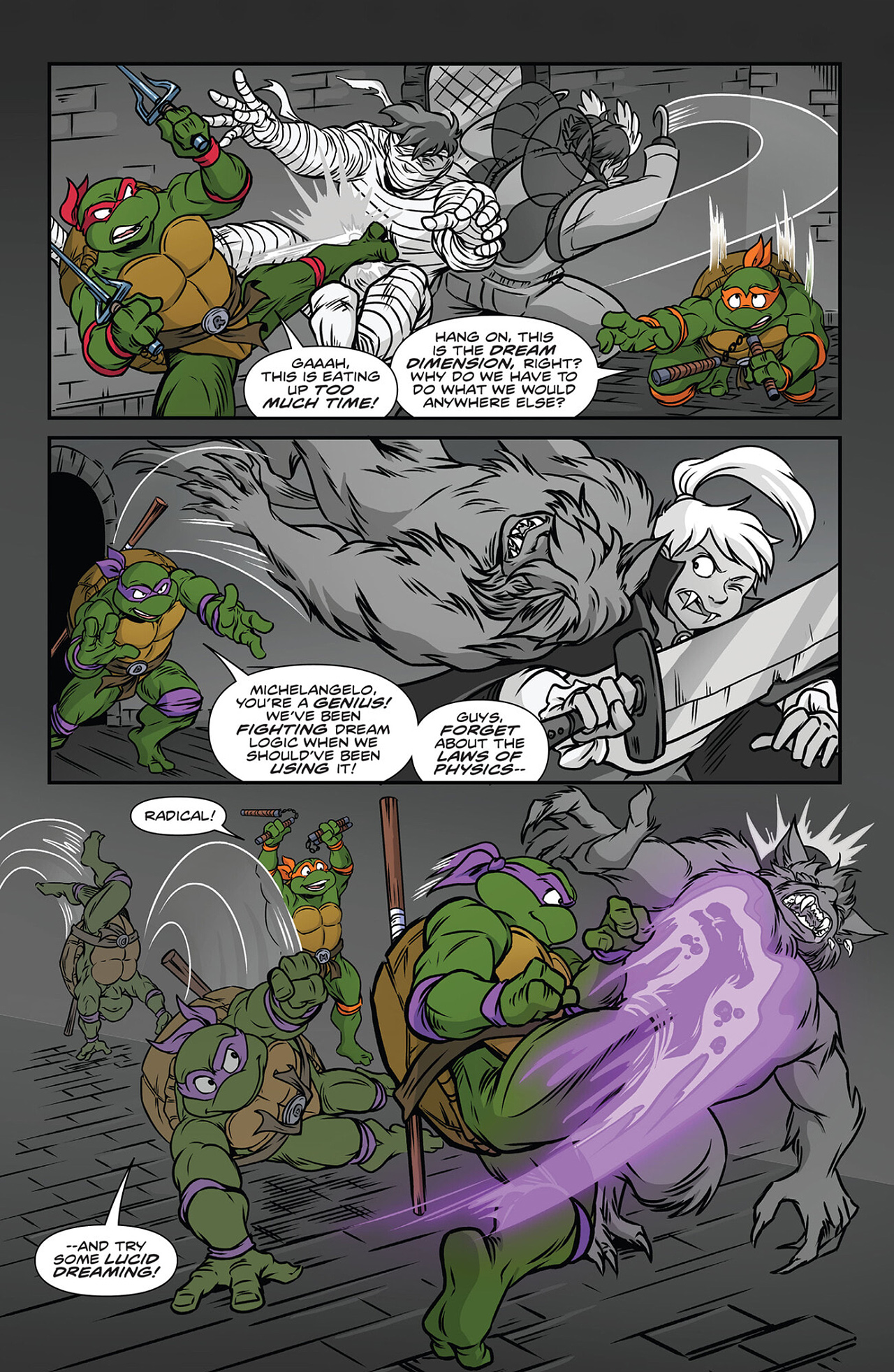 Read online Teenage Mutant Ninja Turtles: Saturday Morning Adventures – Halloween Special comic -  Issue # Full - 23
