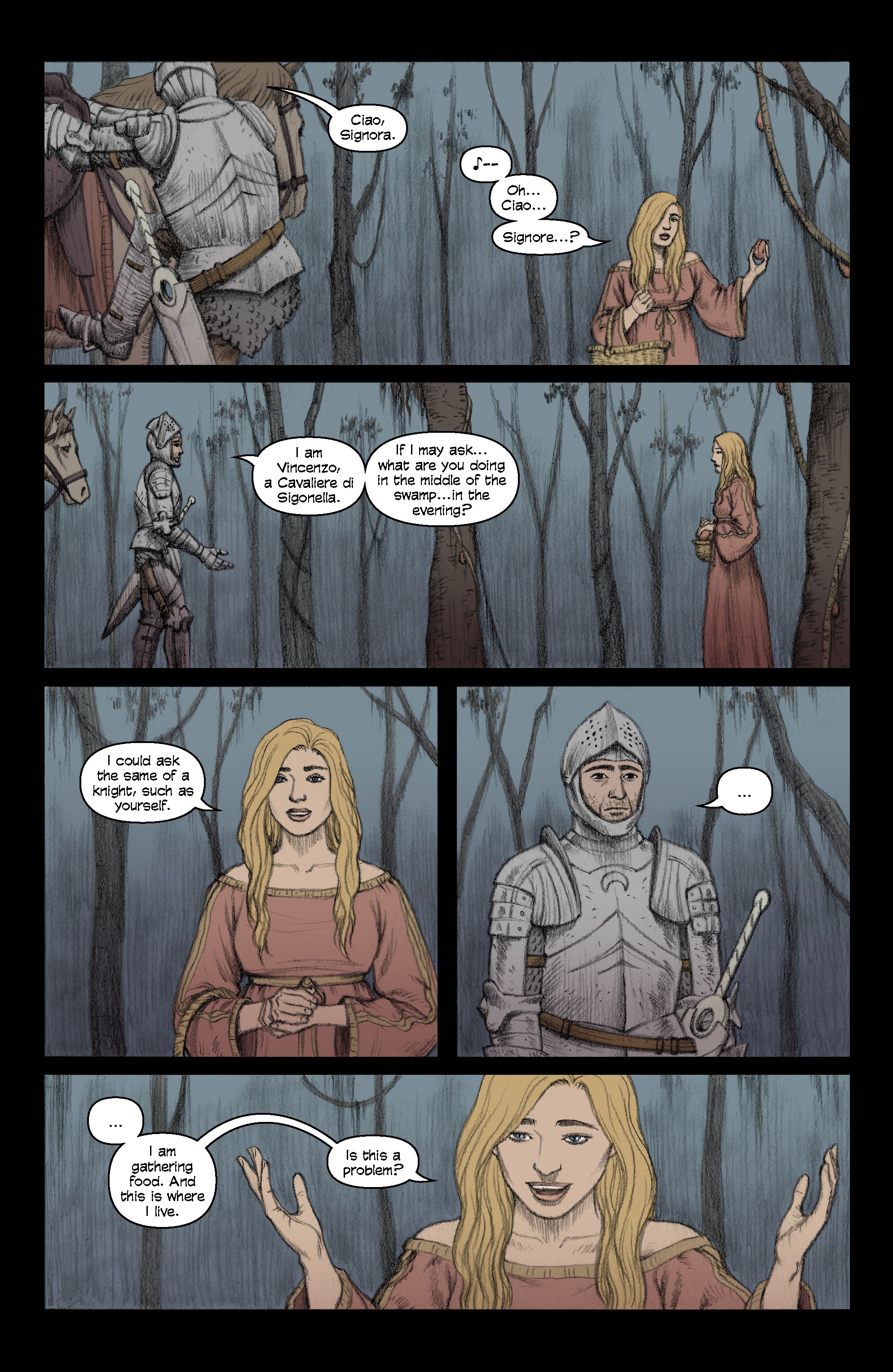 Read online The Knight & Lady Of Play comic -  Issue # Full - 6